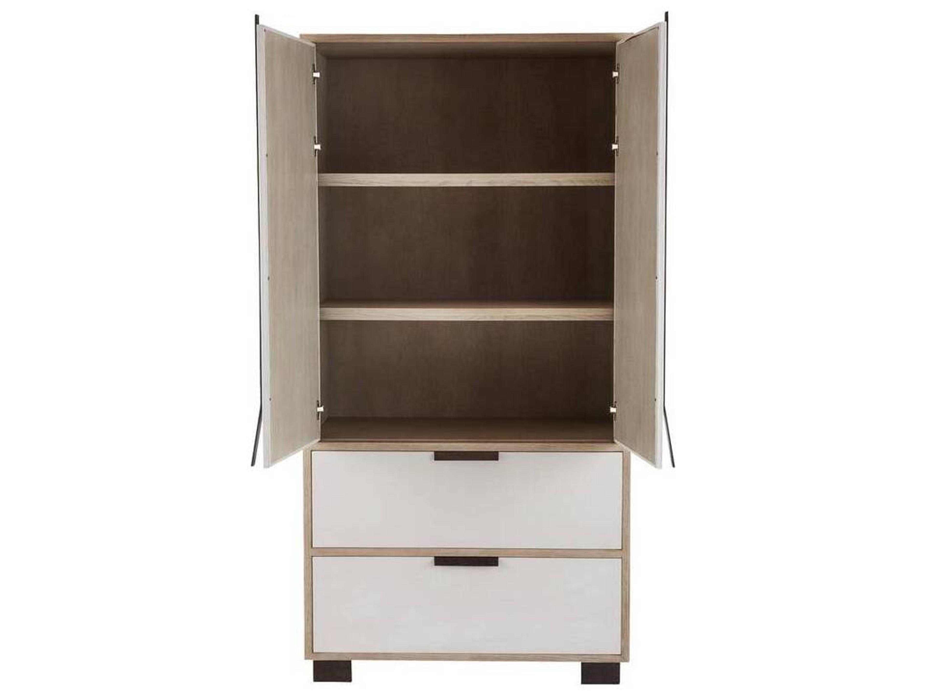 Arteriors Home Dorsey Beige Smoke Oak Wood Accent Chest