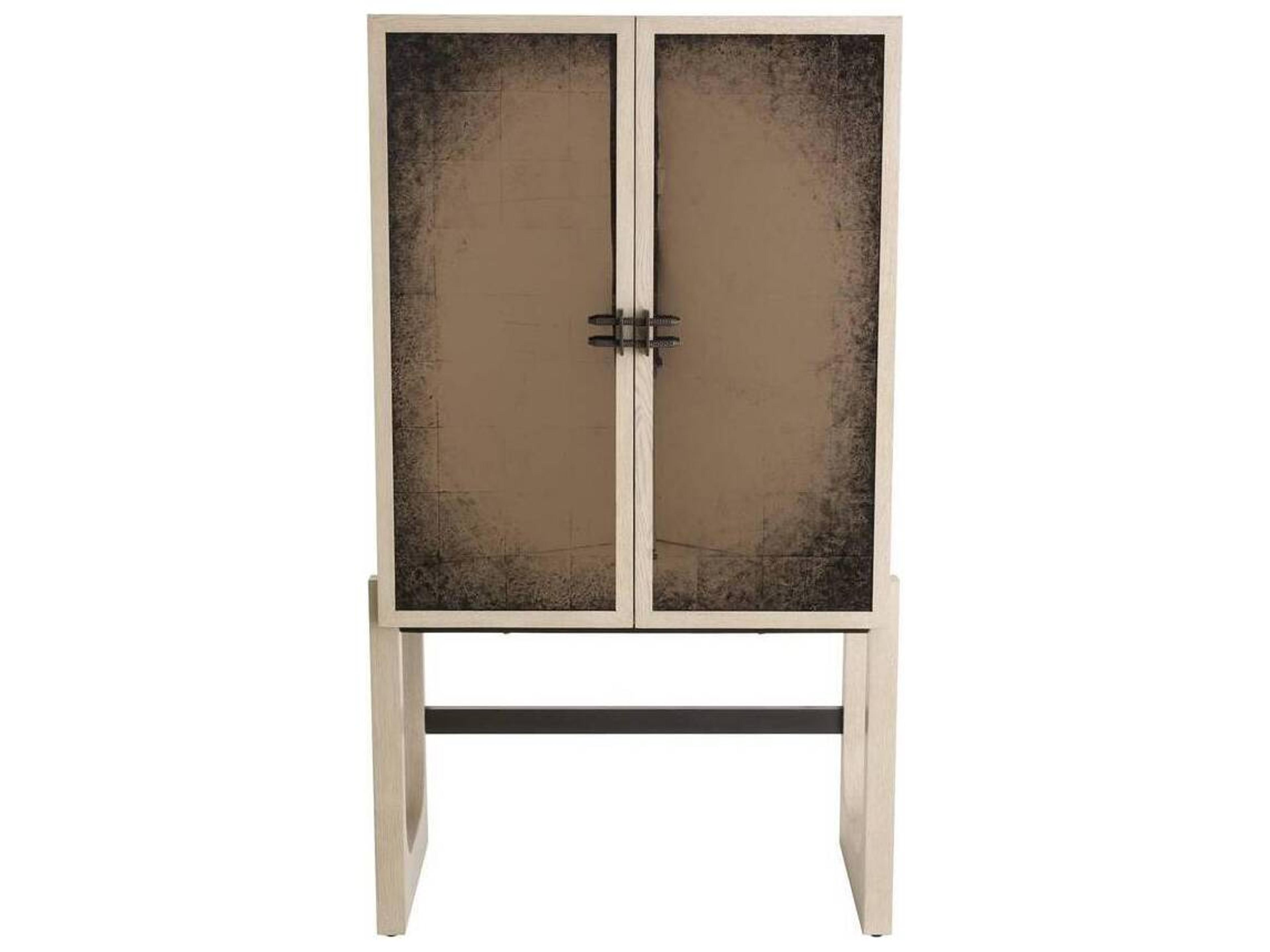Arteriors Home Jermaine Champagne Bar Cabinet