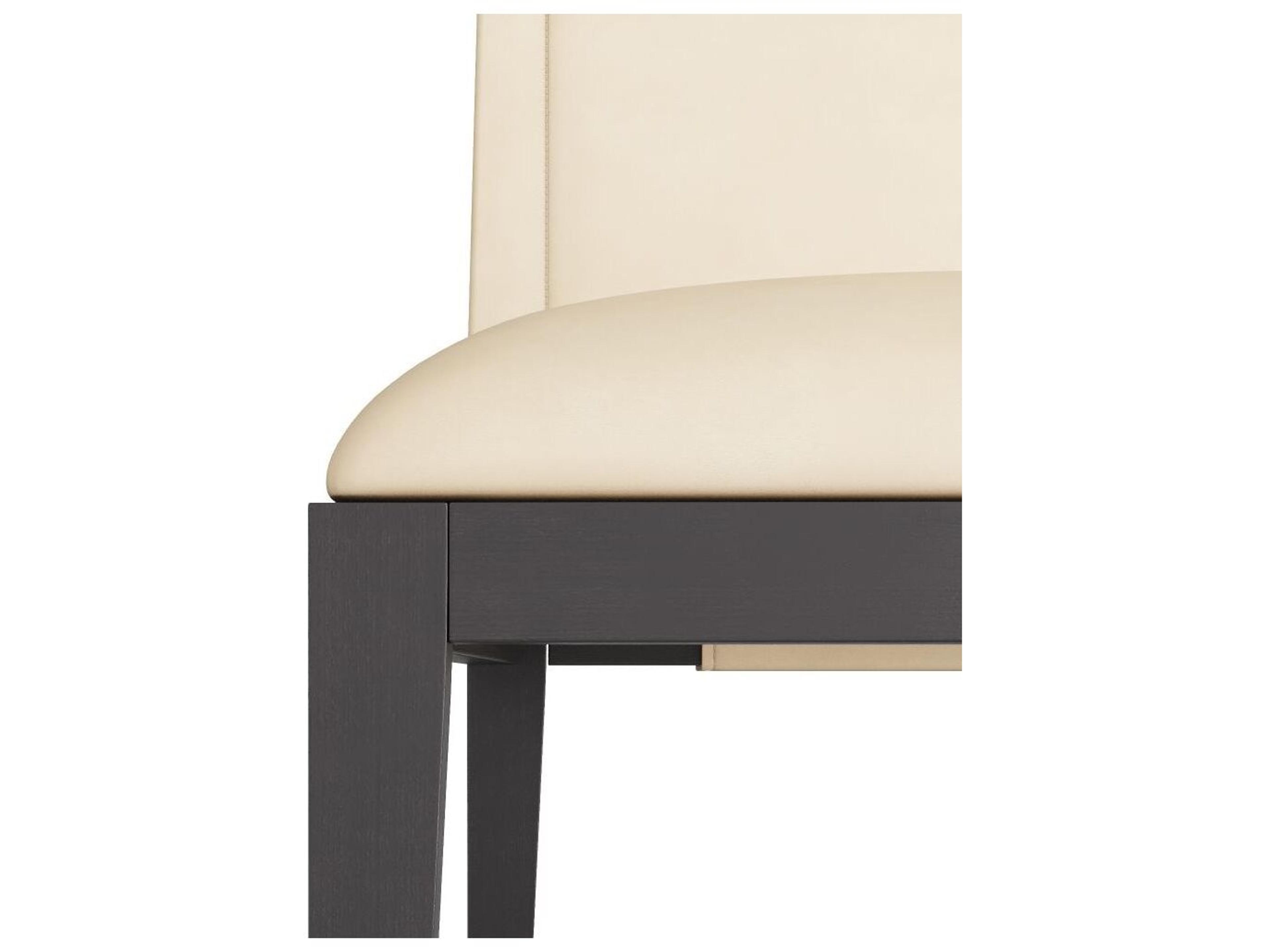 Arteriors Home Burdock Beech Wood Beige Upholstered Armless Dining Chair