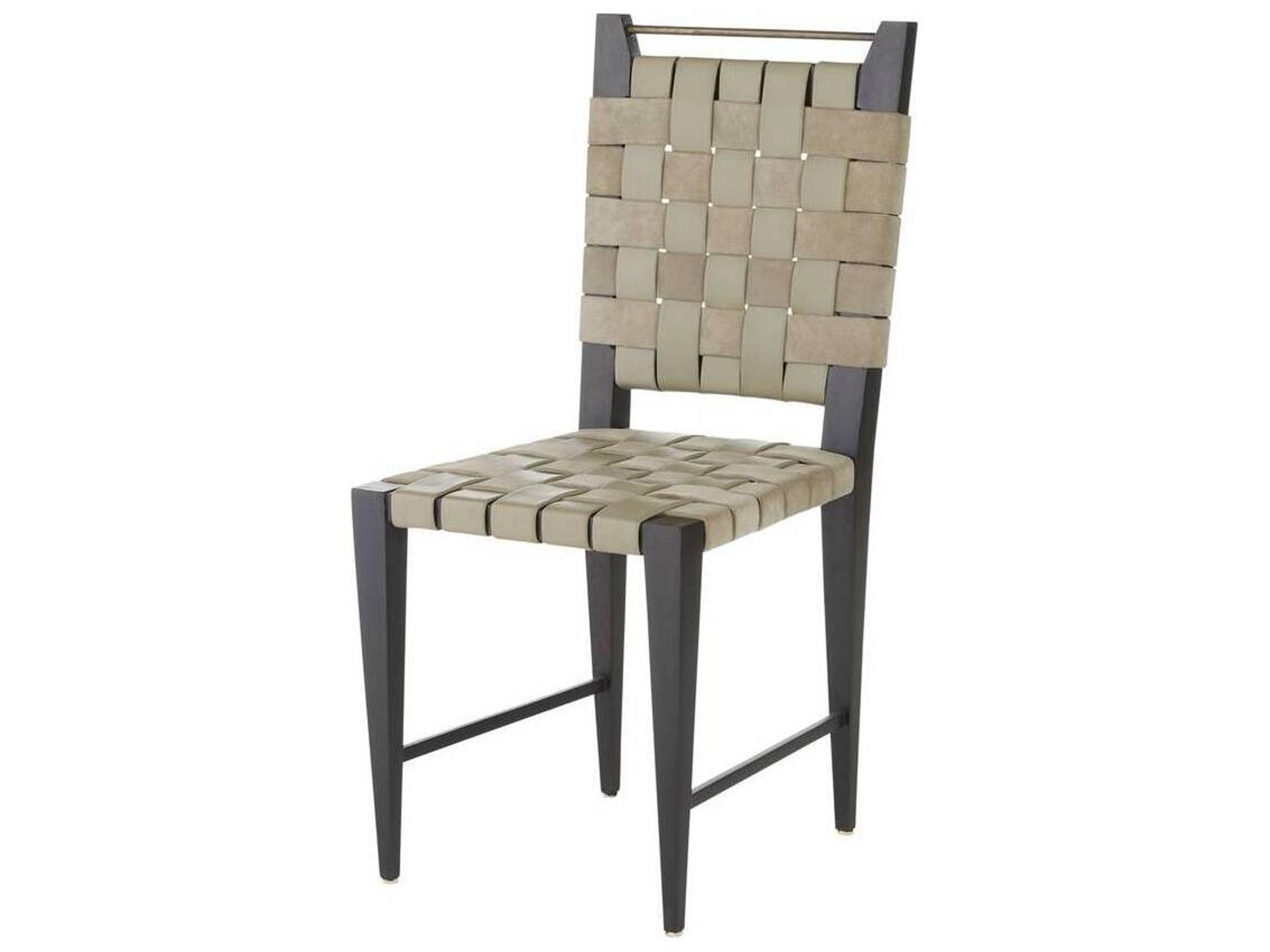 Lakewood Dining Chair Woven Leather