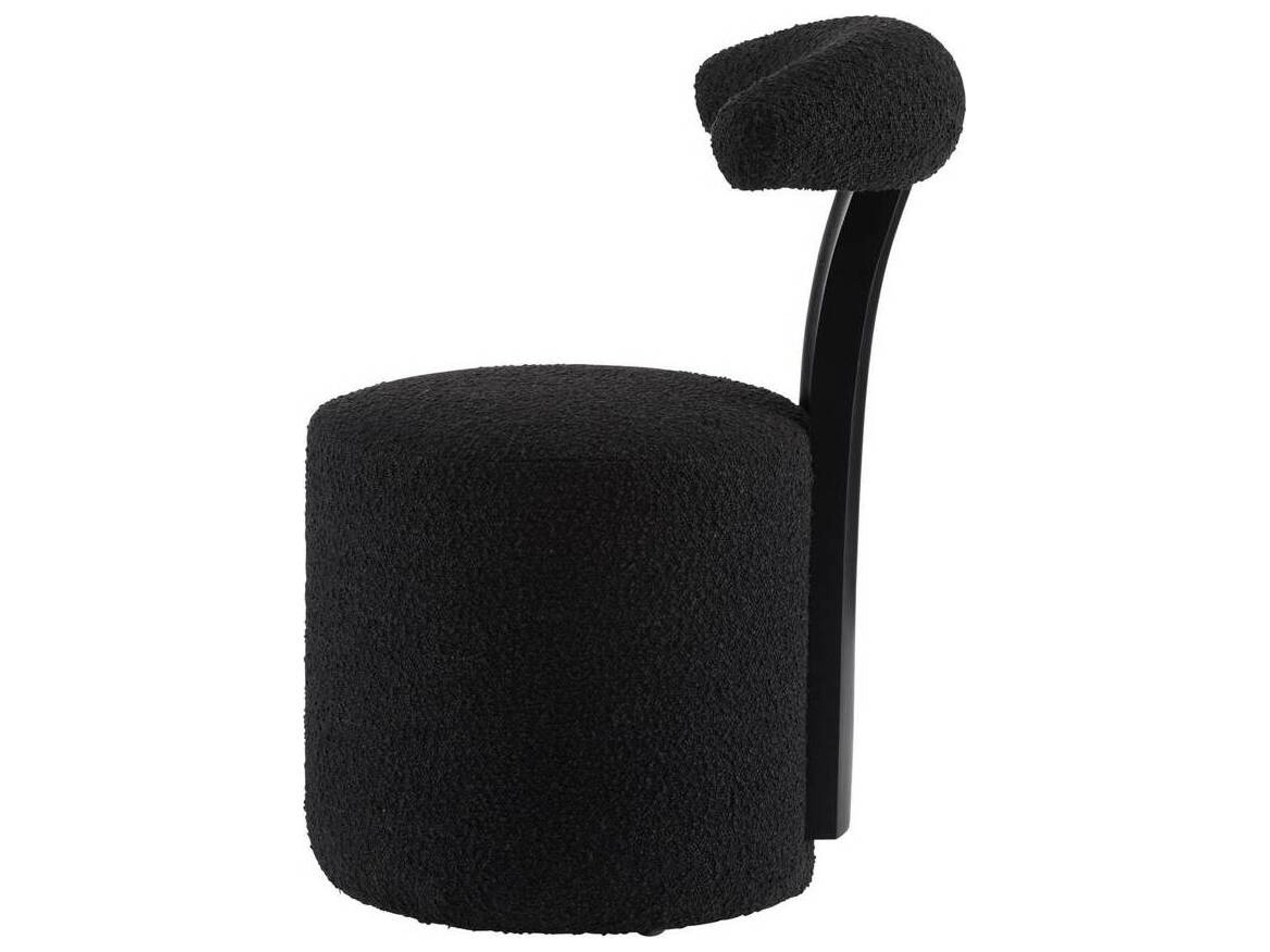 Arteriors Home Rolling Black Accent Chair Ginni