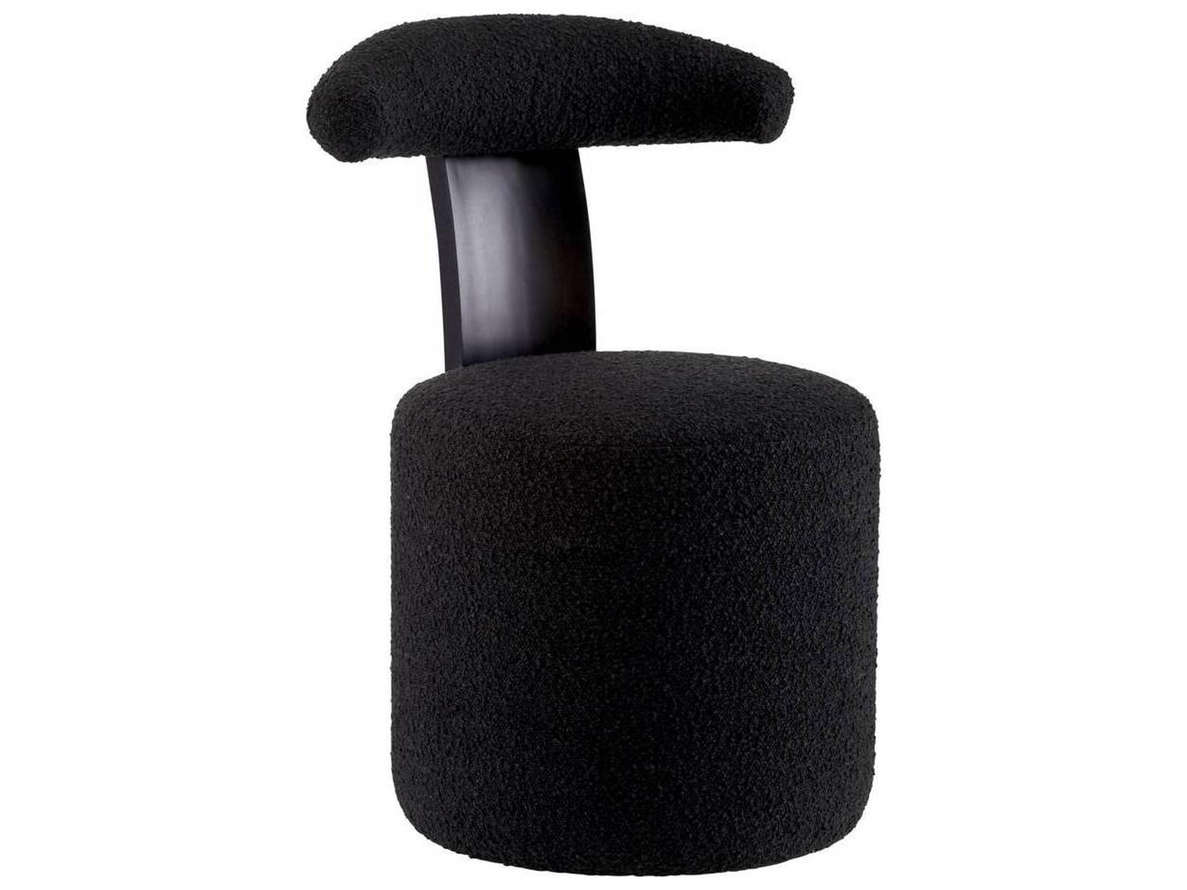 Arteriors Home Rolling Black Accent Chair Ginni