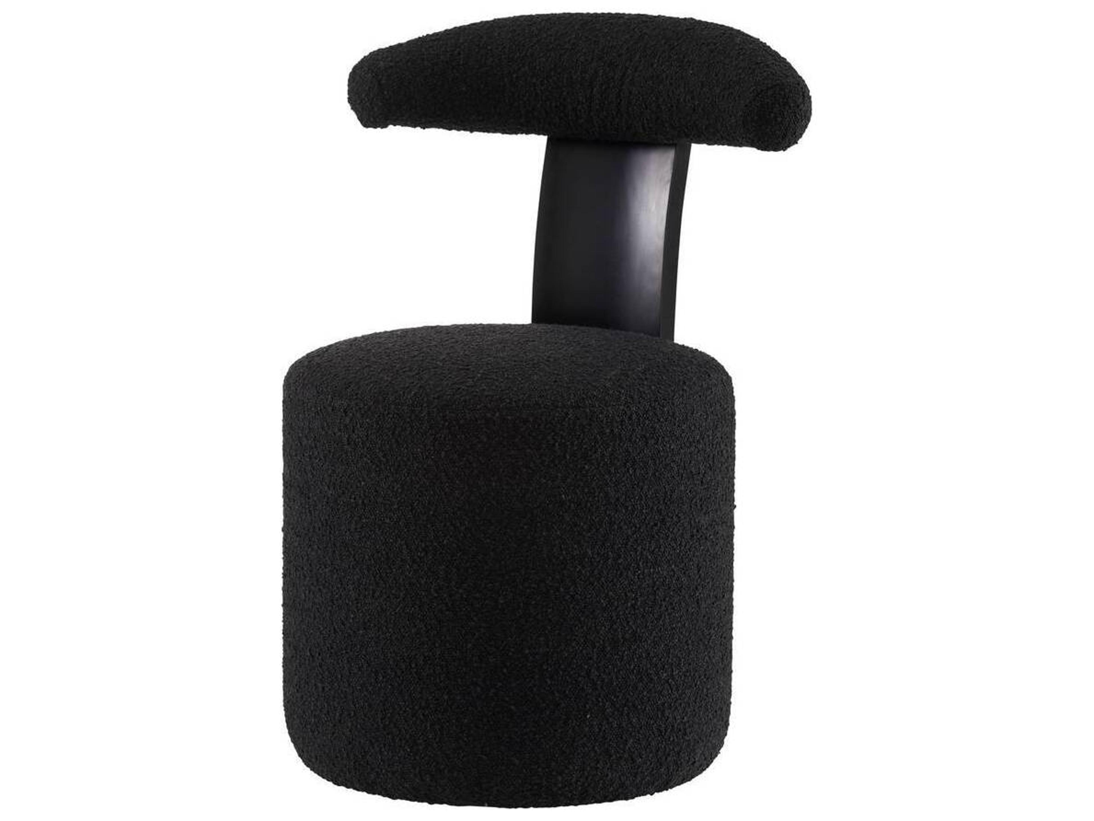 Arteriors Home Rolling Black Accent Chair Ginni