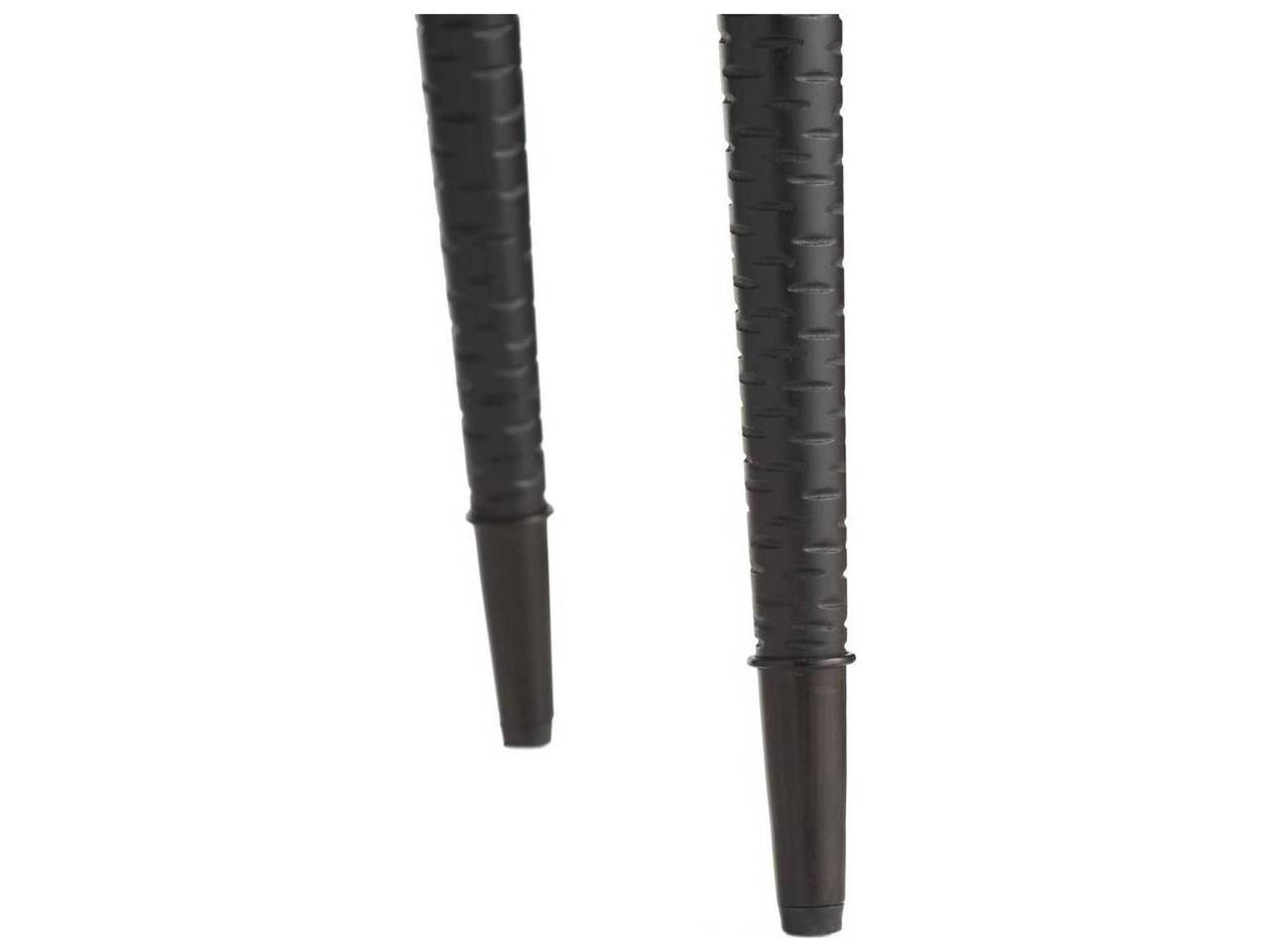 Arteriors Home Beech Wood Gray Leather Arm Dining Chair