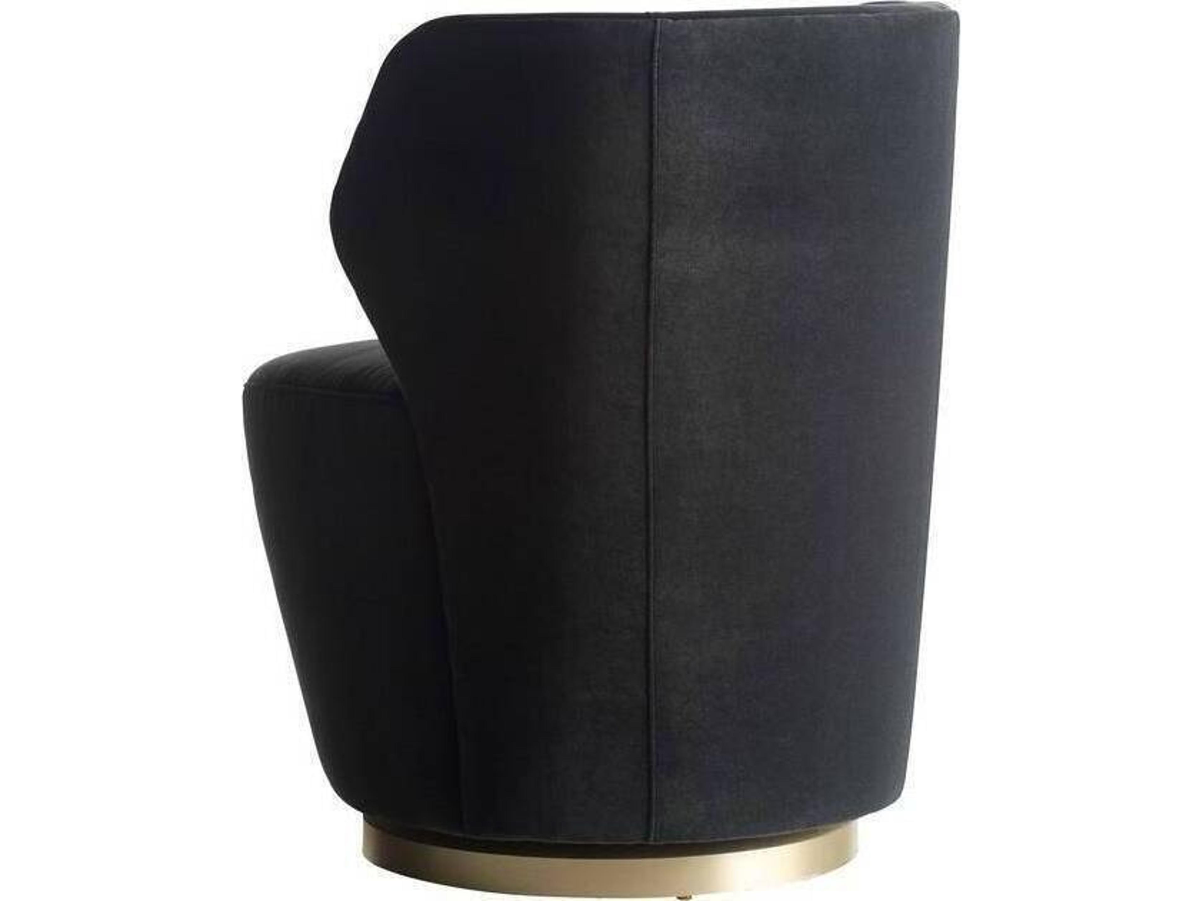 Arteriors Home Poppy Swivel Gray Accent Chair