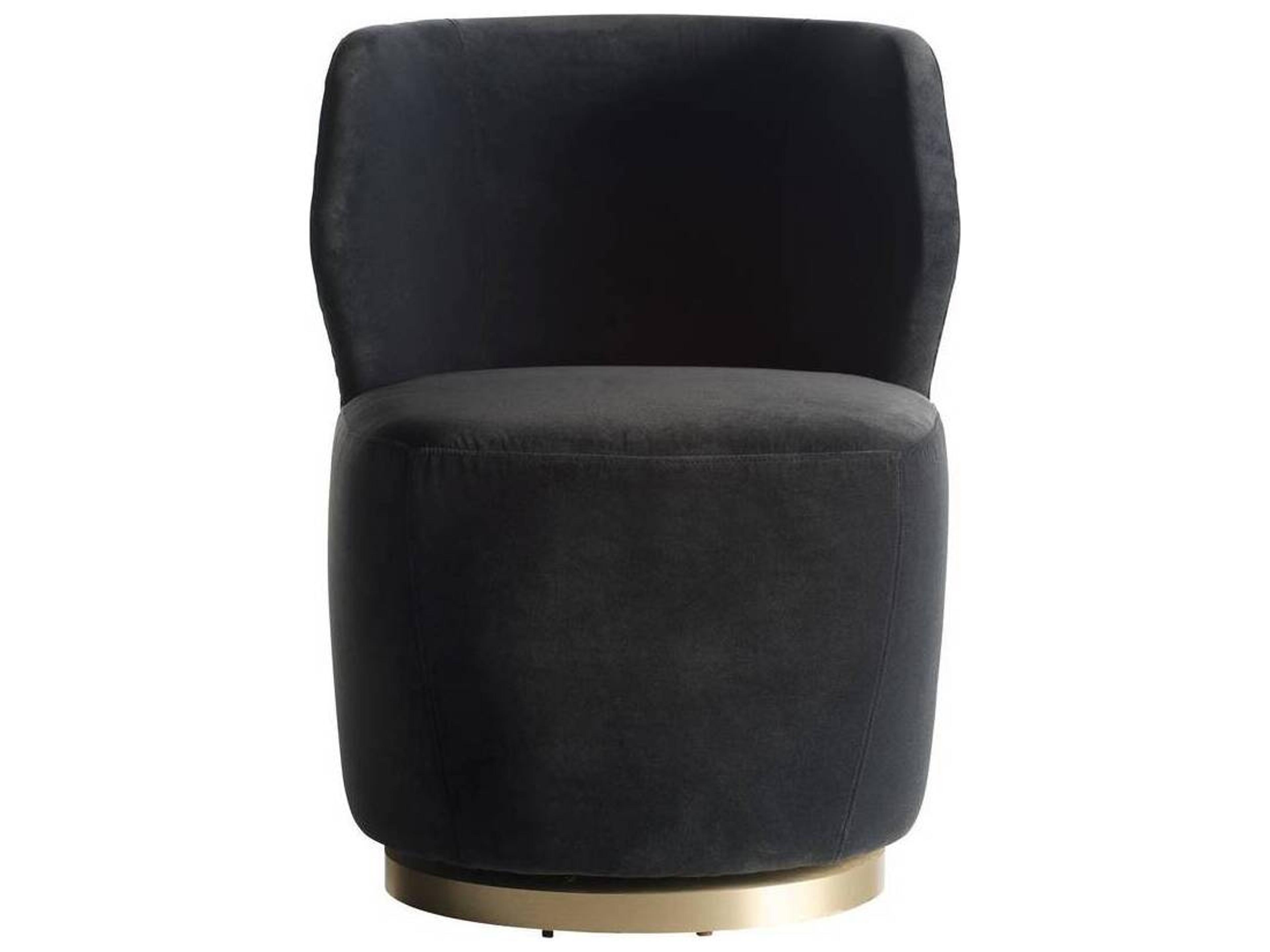 Arteriors Home Poppy Swivel Gray Accent Chair