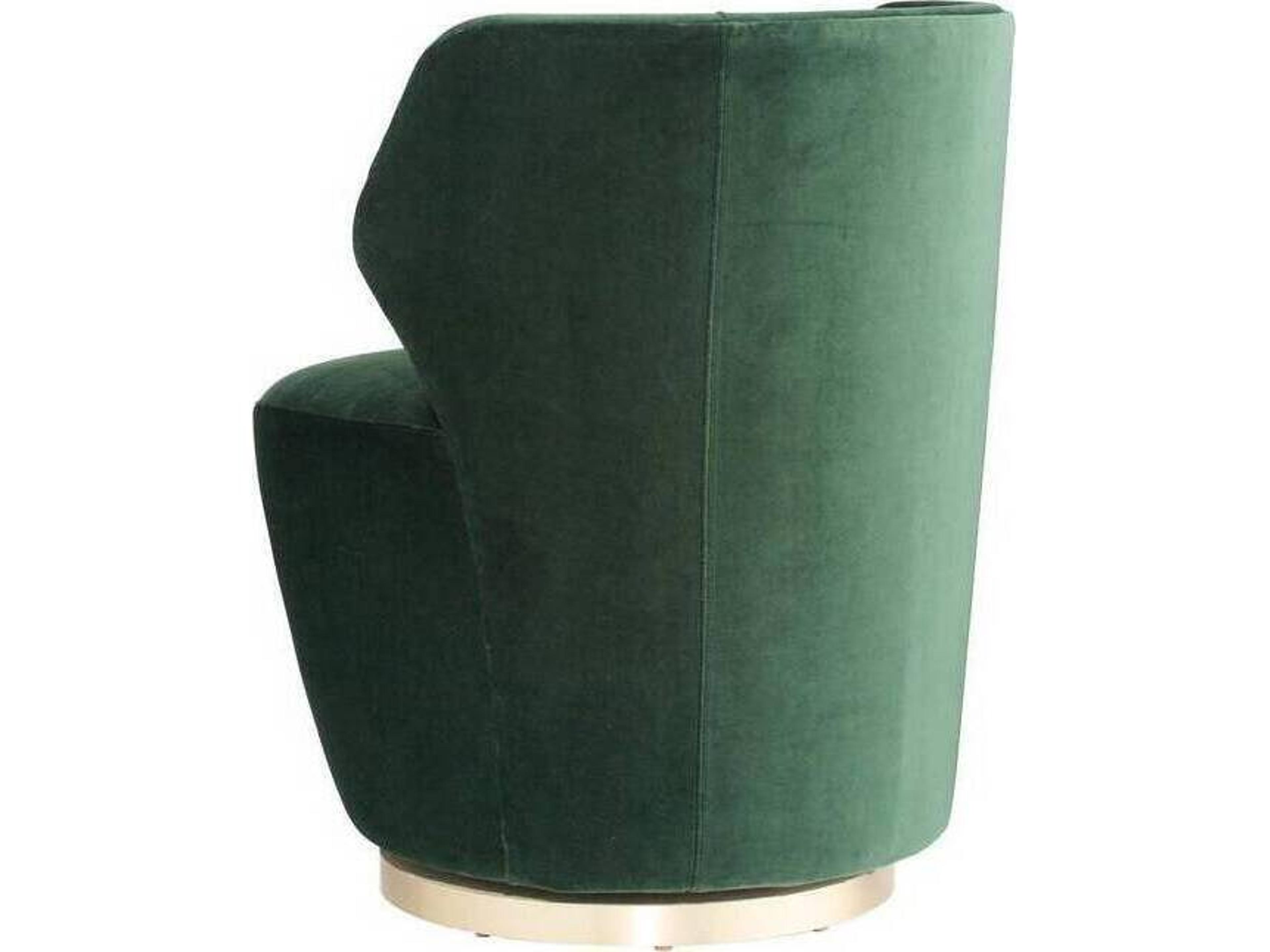 Arteriors Home Poppy Swivel Green Accent Chair