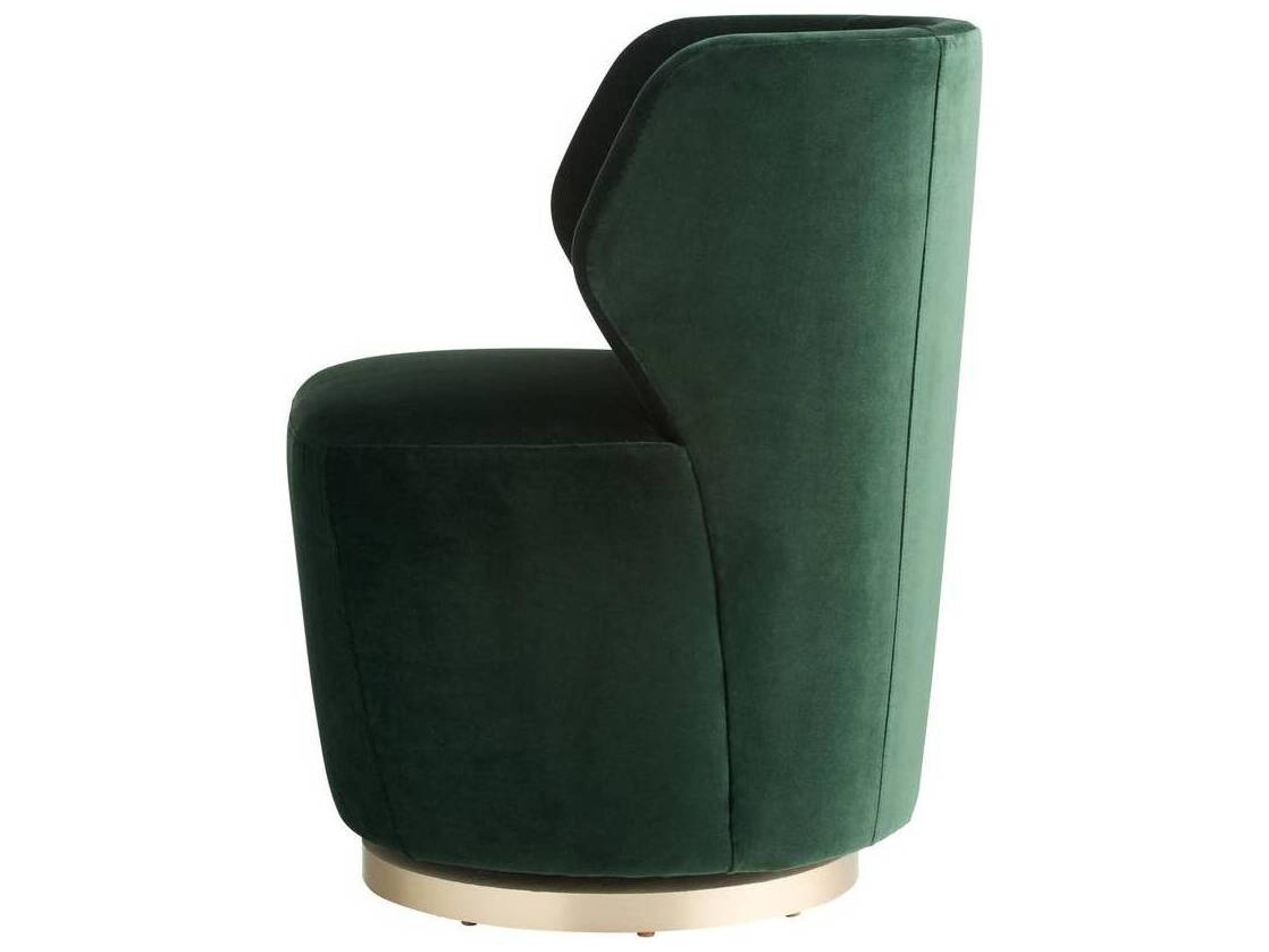 Arteriors Home Poppy Swivel Green Accent Chair