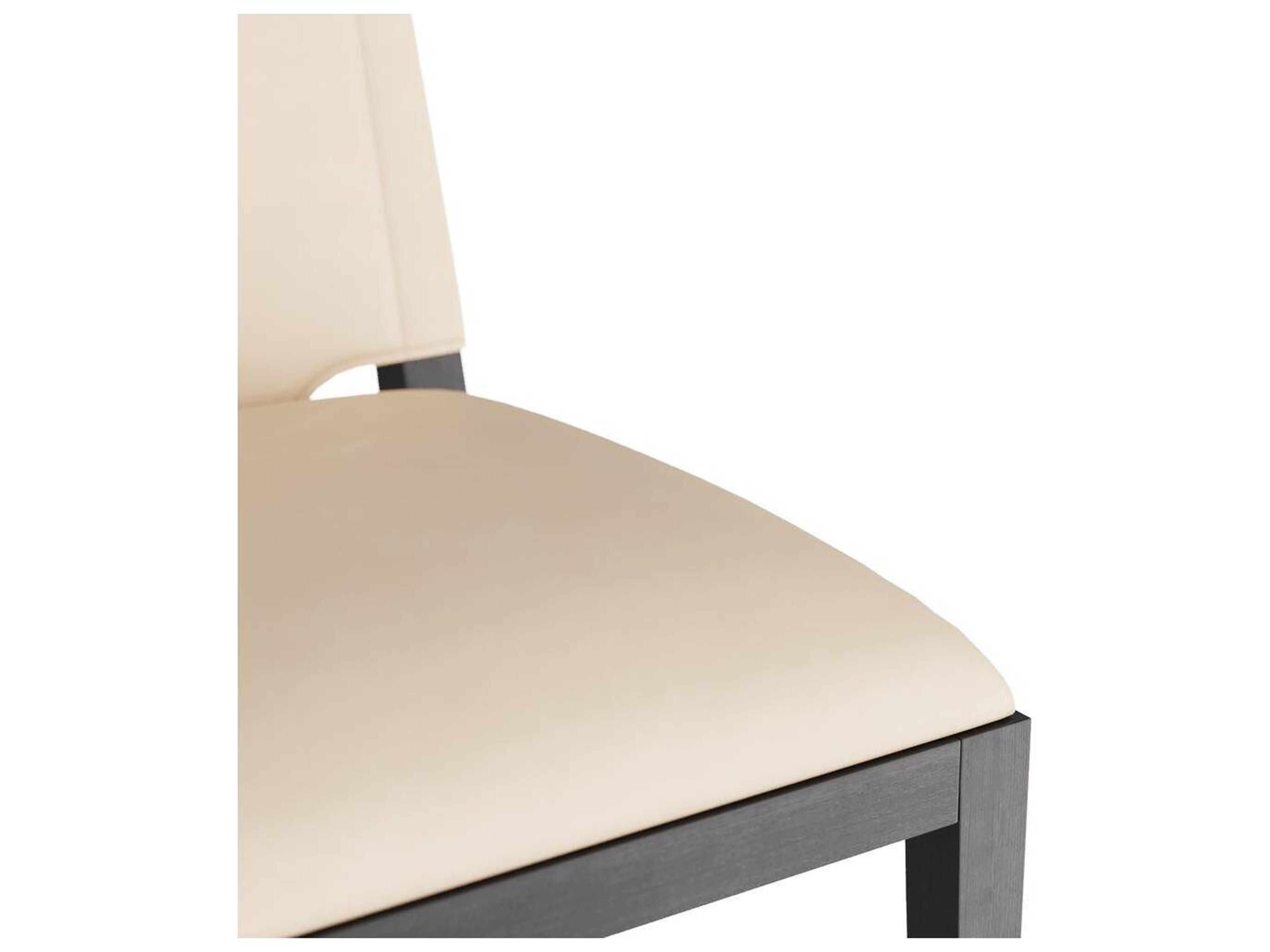 Arteriors Home Burdock Vanilla Ebony Upholstered Beech Wood Counter Stool