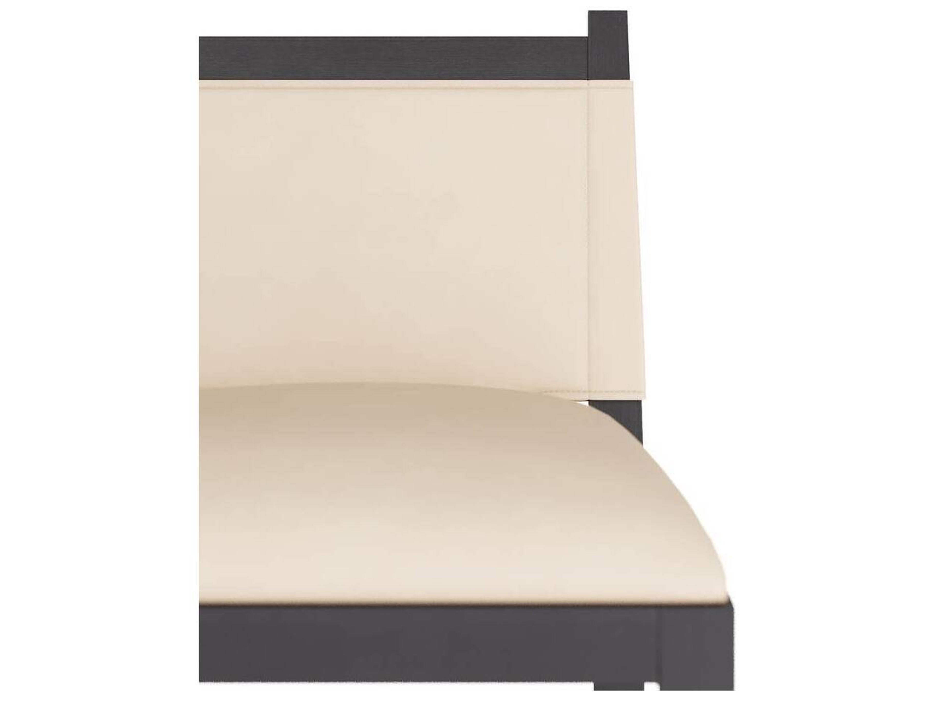 Arteriors Home Burdock Vanilla Ebony Upholstered Beech Wood Counter Stool