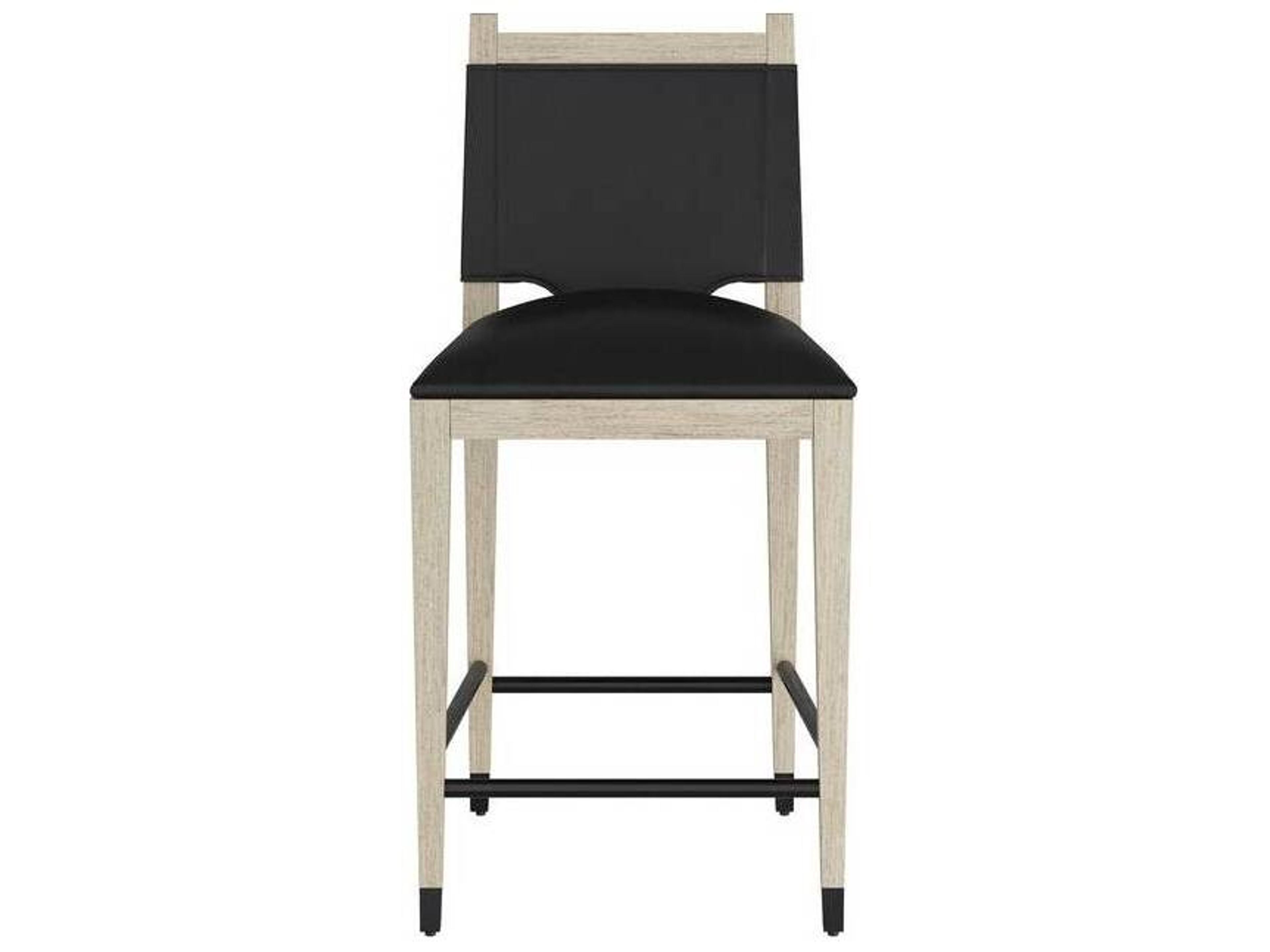 Burdock Counter Stool Leather Upholstered