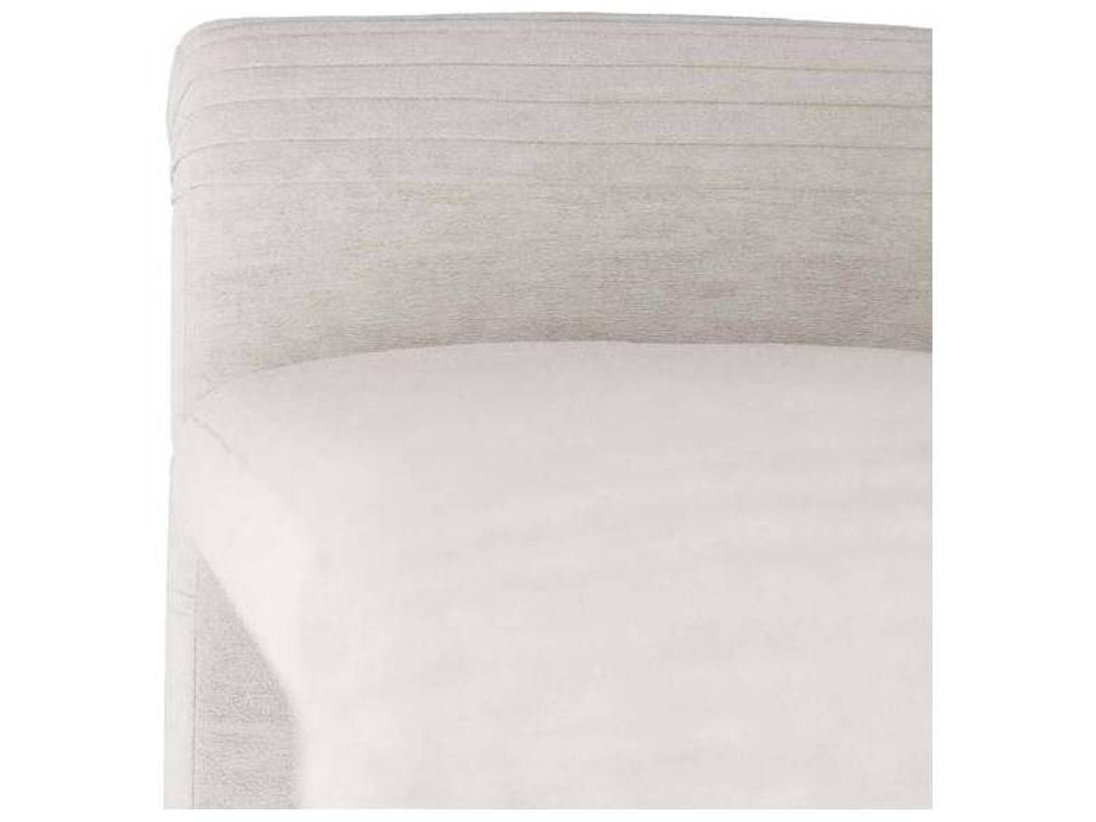 Arteriors Home Polar Grey Ash White Upholstered Weaver Chaise