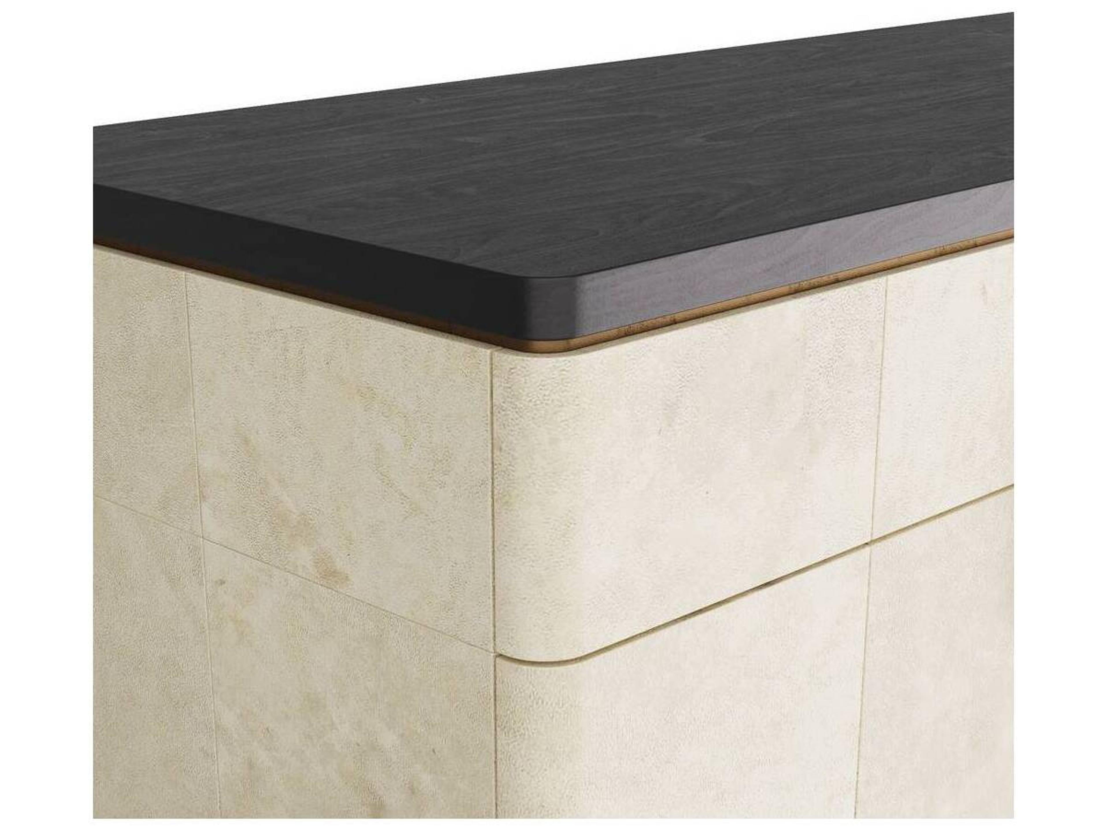 Arteriors Home Braelyn Ivory Ebony White Oak Wood Accent Chest