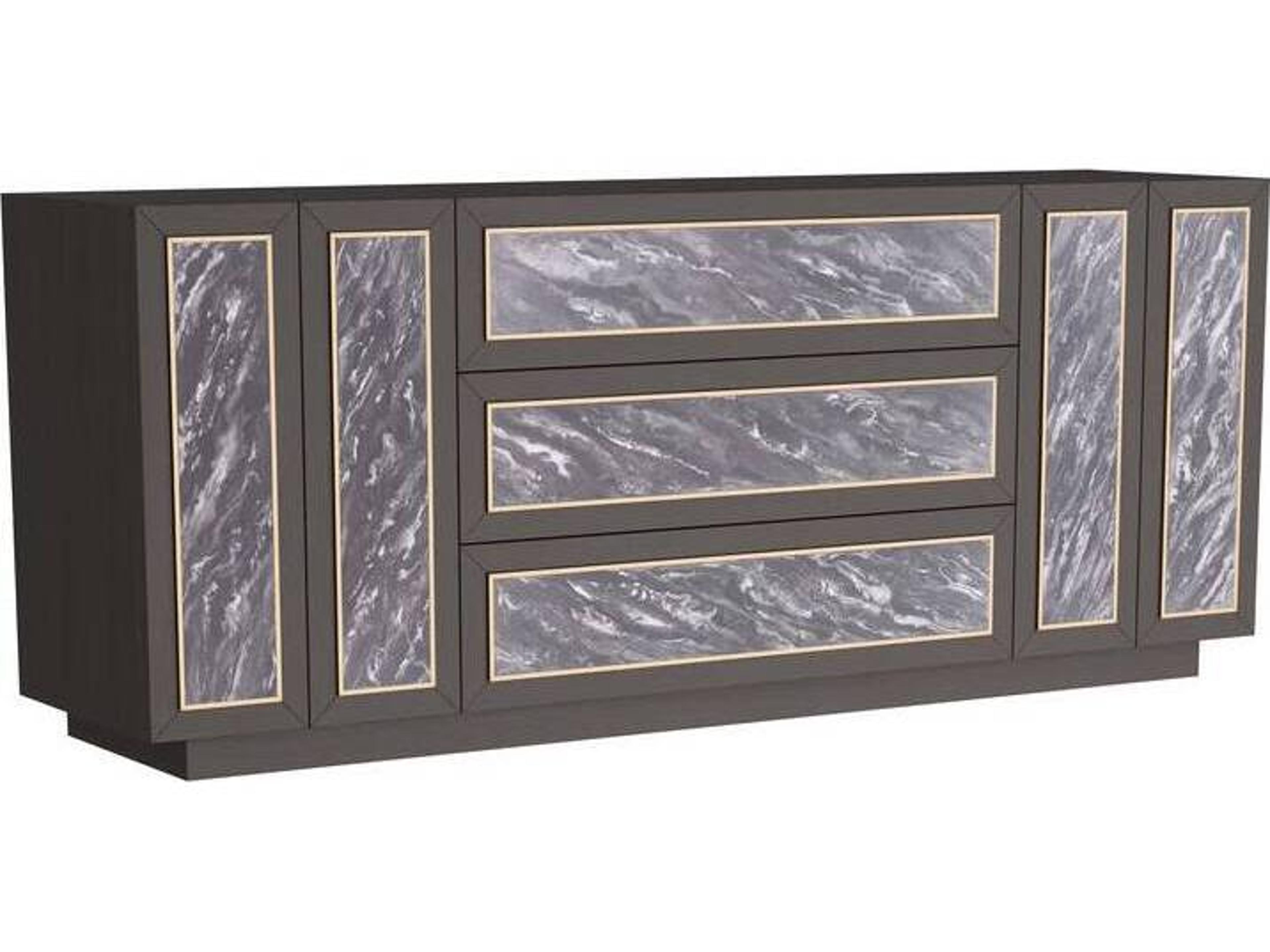 Arteriors Home 72" Oak Wood Gray Sideboard