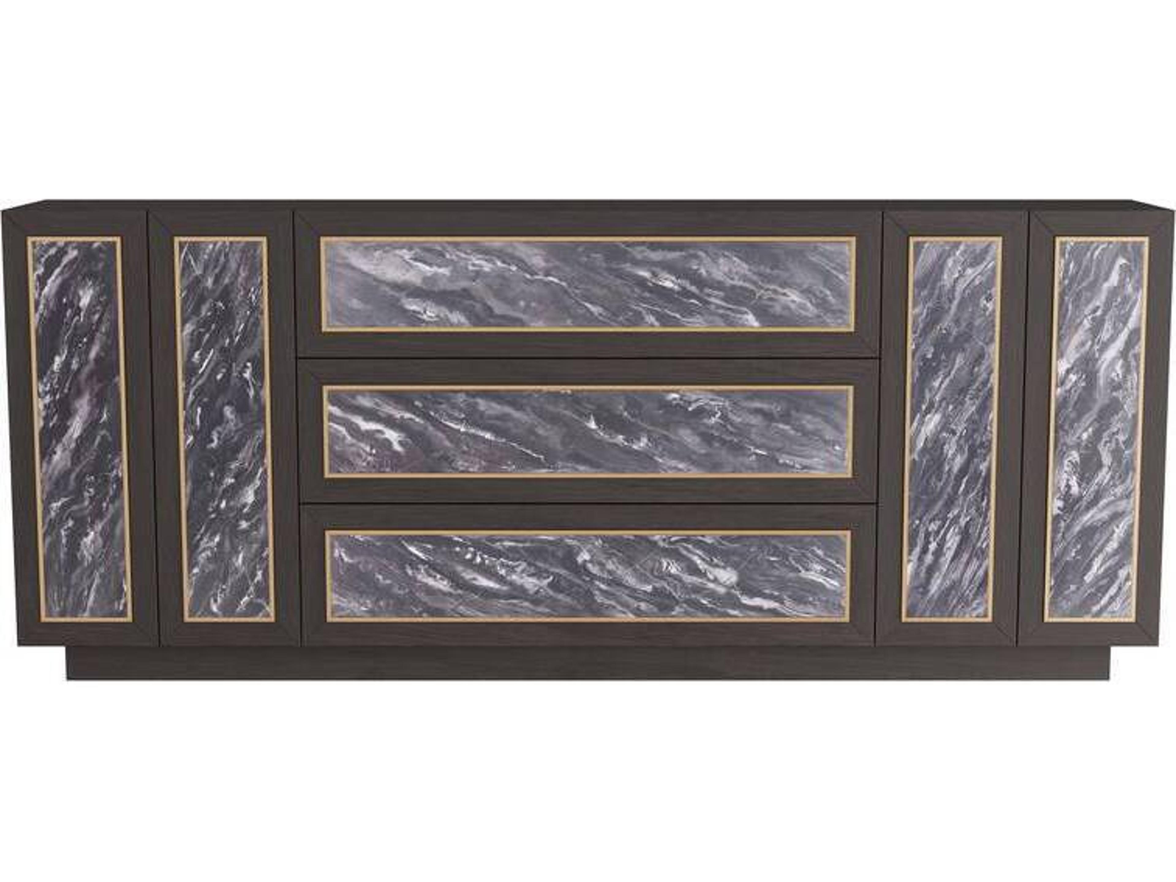 Arteriors Home 72" Oak Wood Gray Sideboard