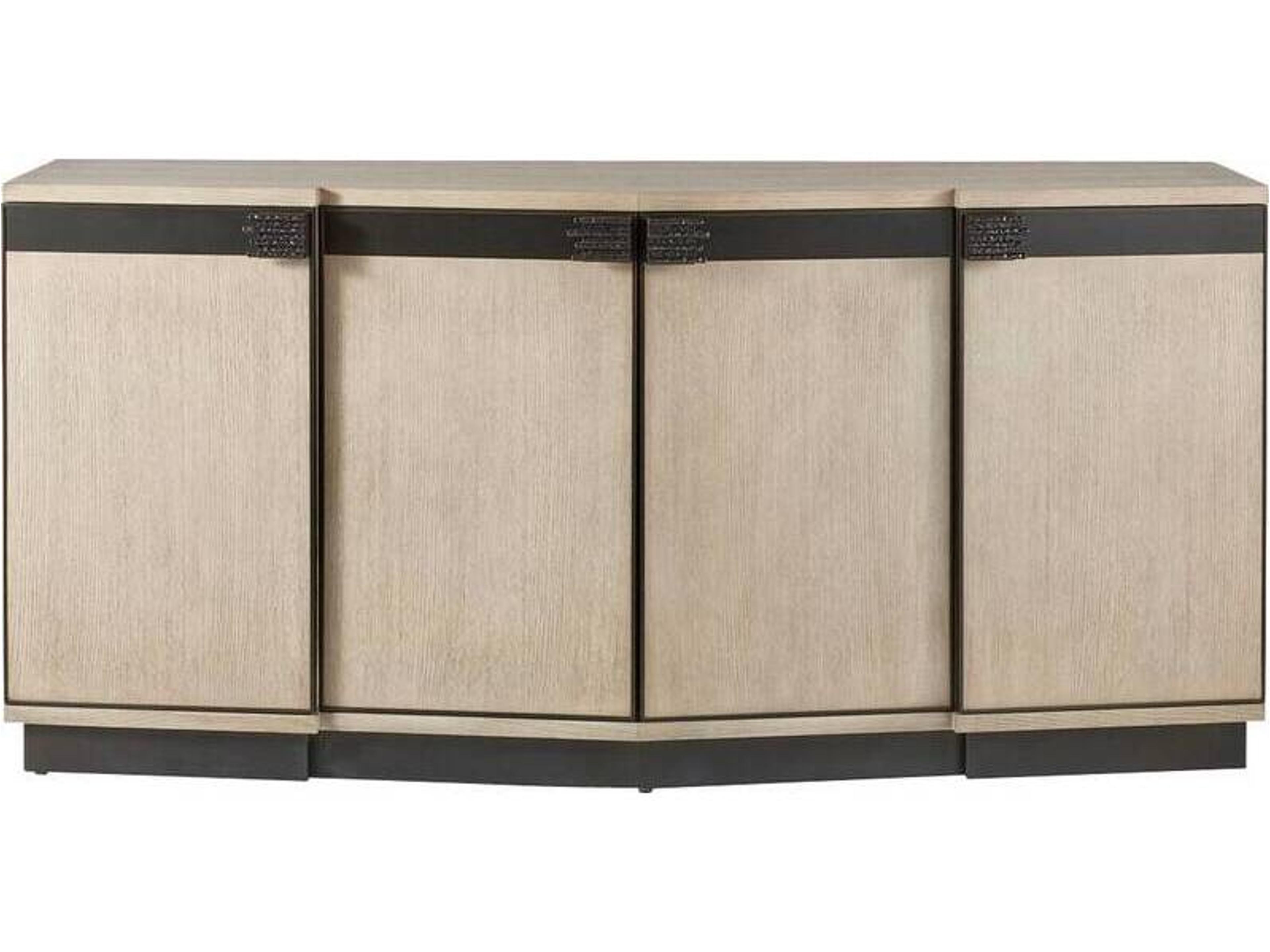 Arteriors Cyrus Credenza Smoke Oak Veneer Sideboard