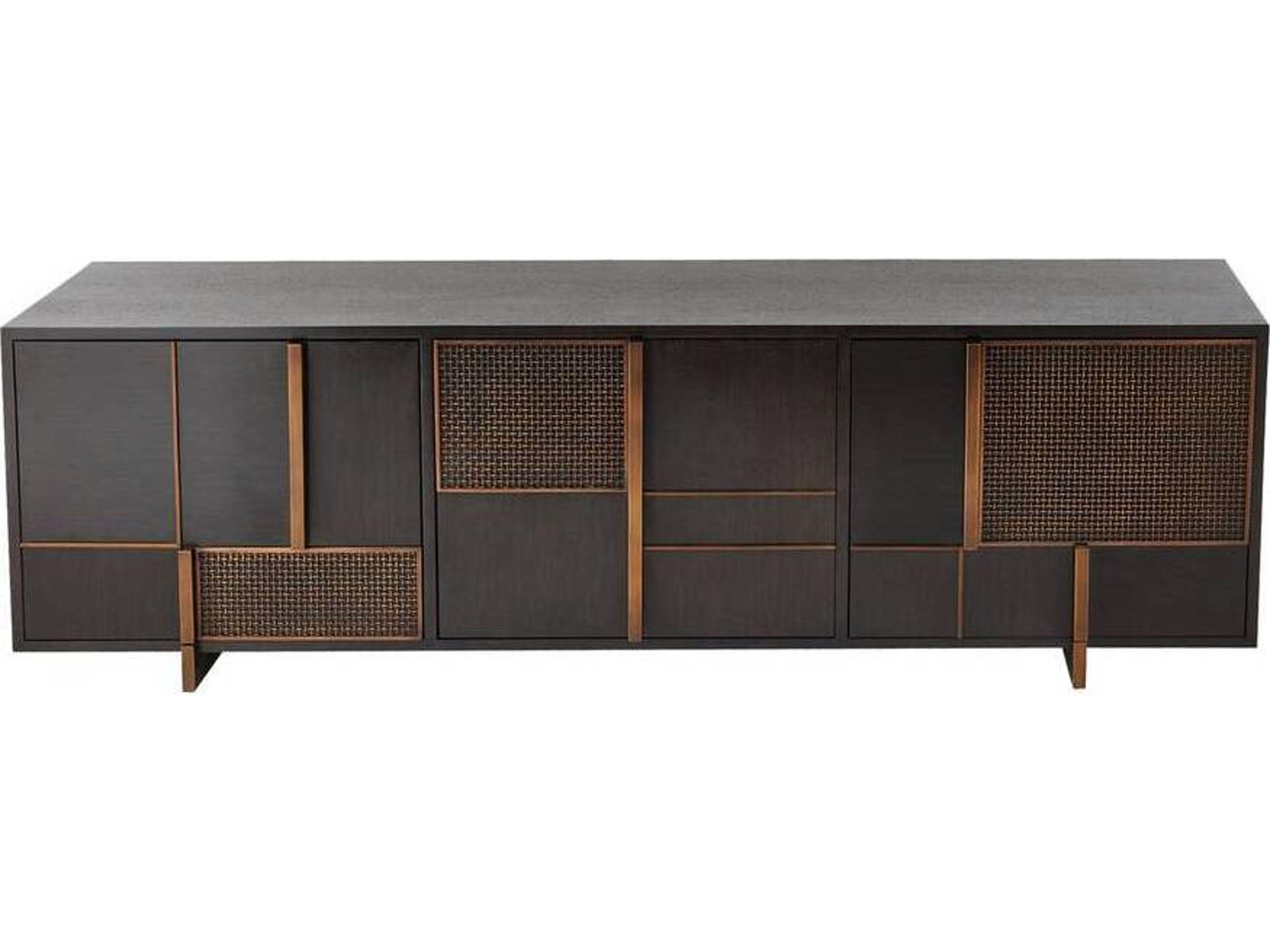 Demi Credenza Modern Media Cabinet