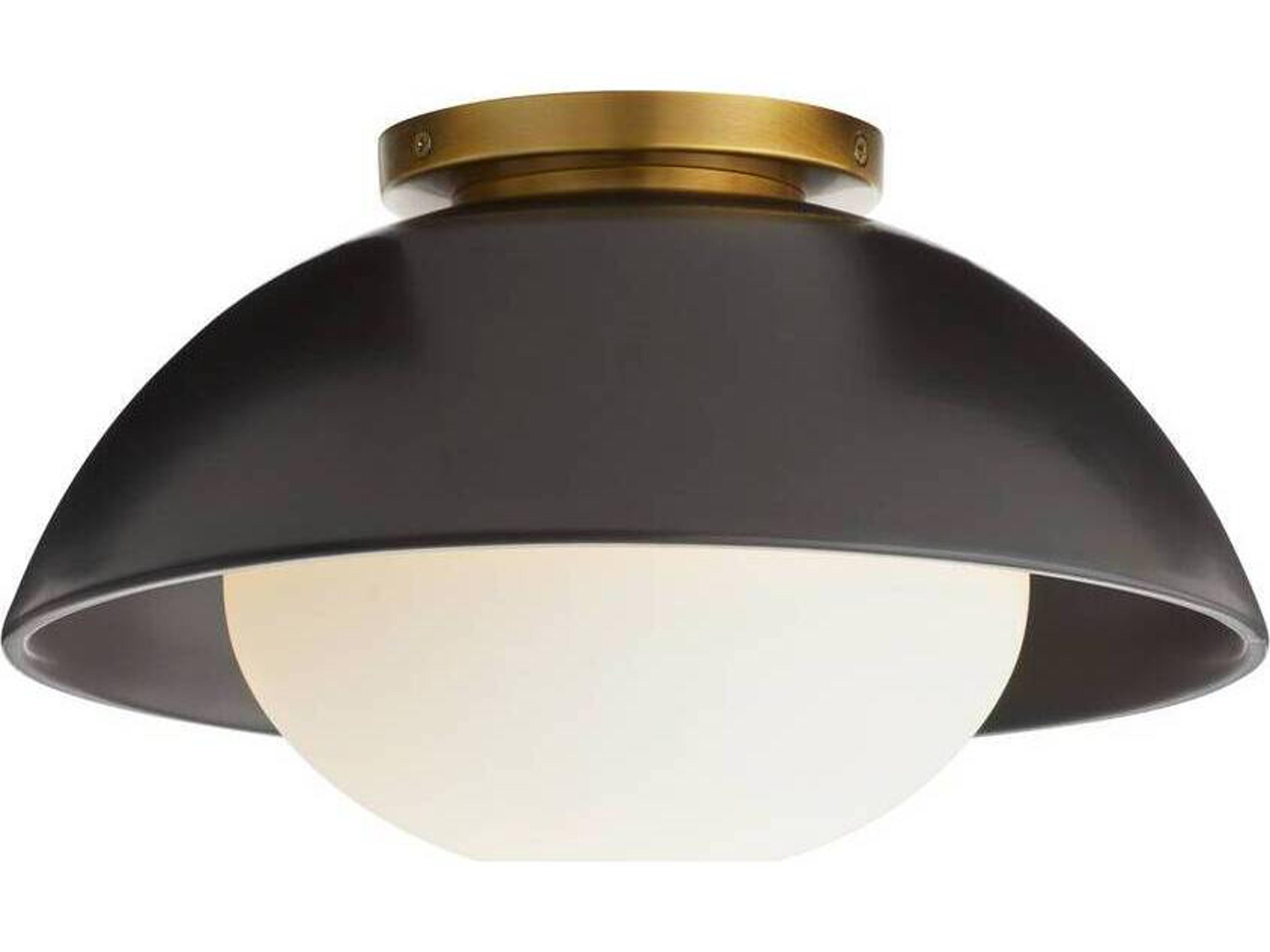 Glaze Small Flush Mount Ceramic Ceiling Light
