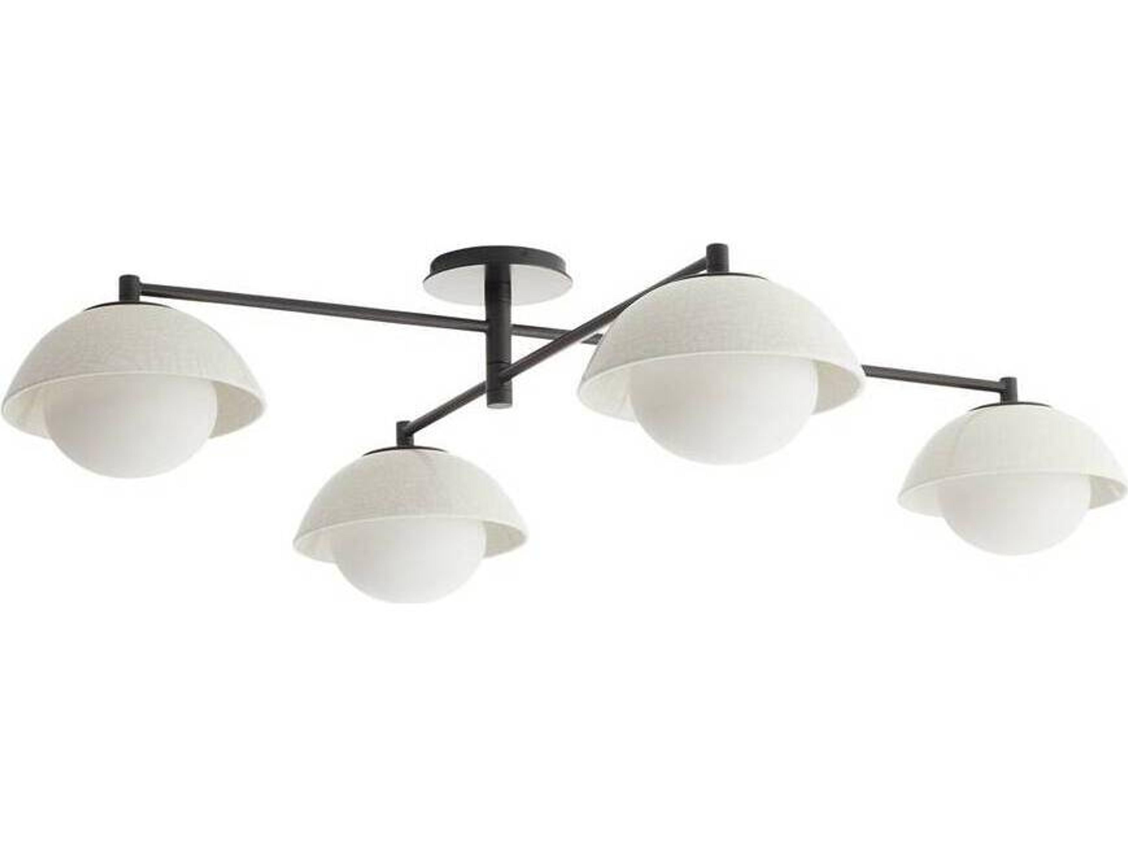 Glaze Multipoint Flush Mount Modern Ceiling Light