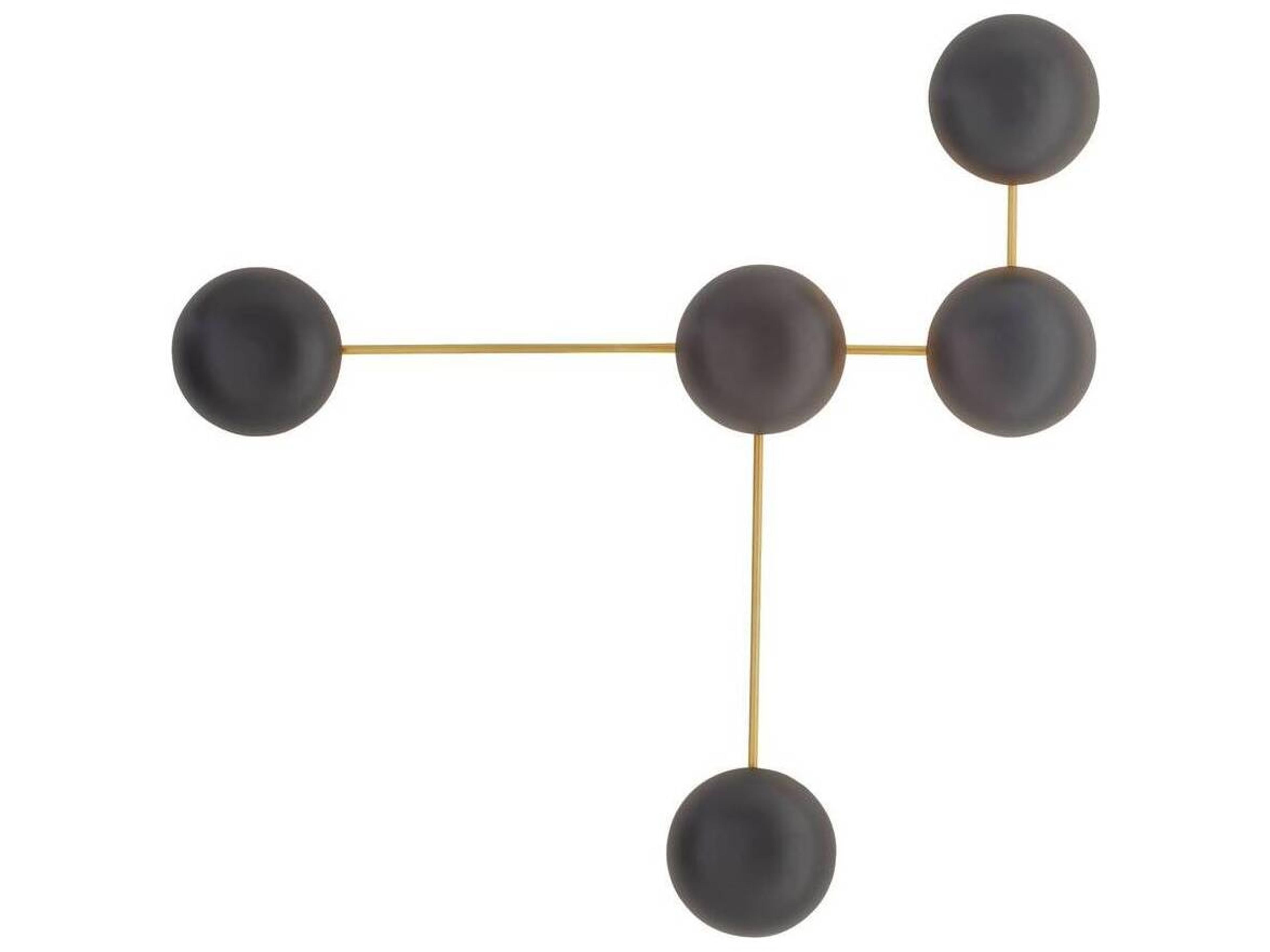 Glaze Sculptural Wall Sconce Matte Black