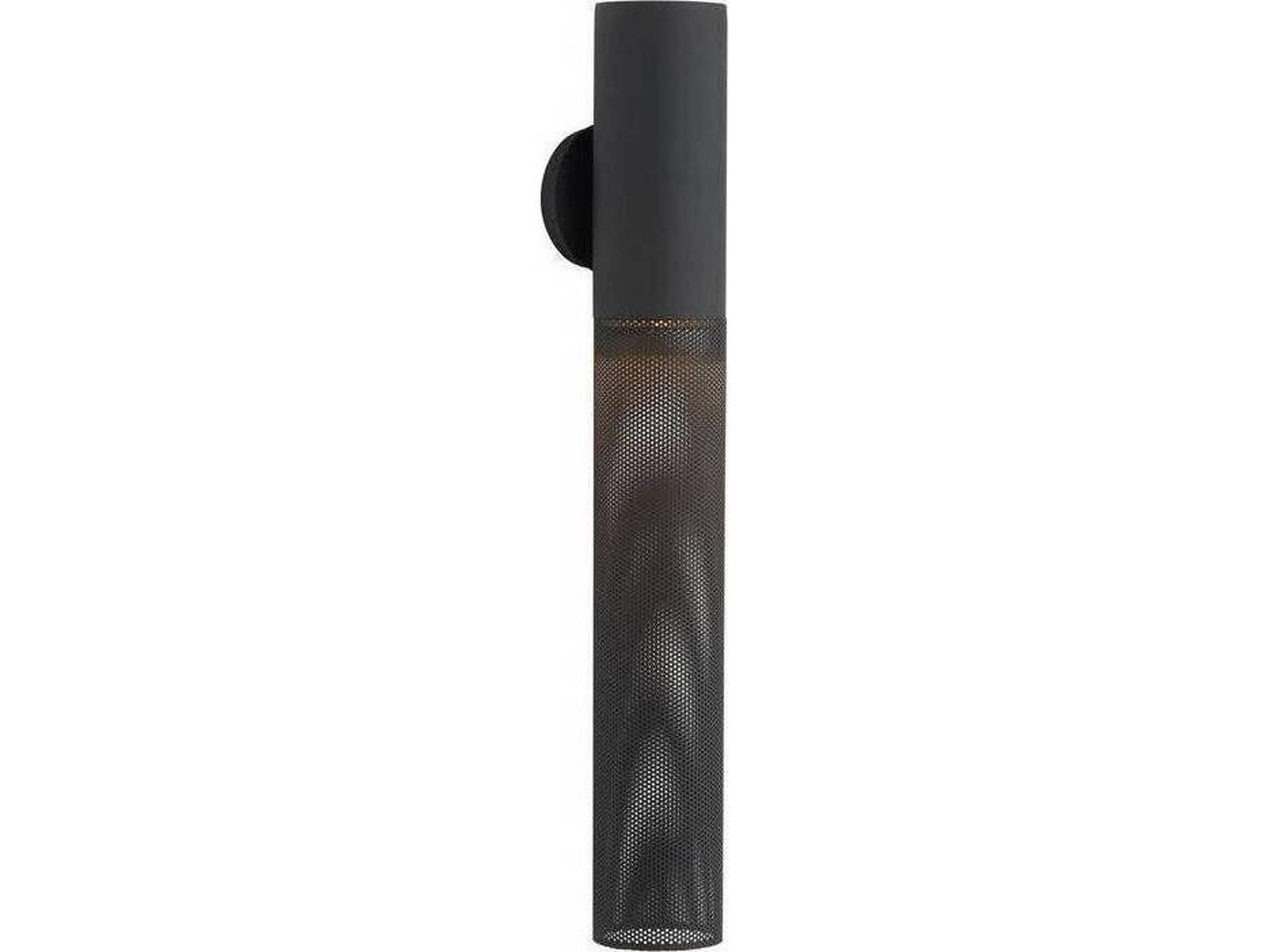 Punch Outdoor Wall Sconce Large Matte Black