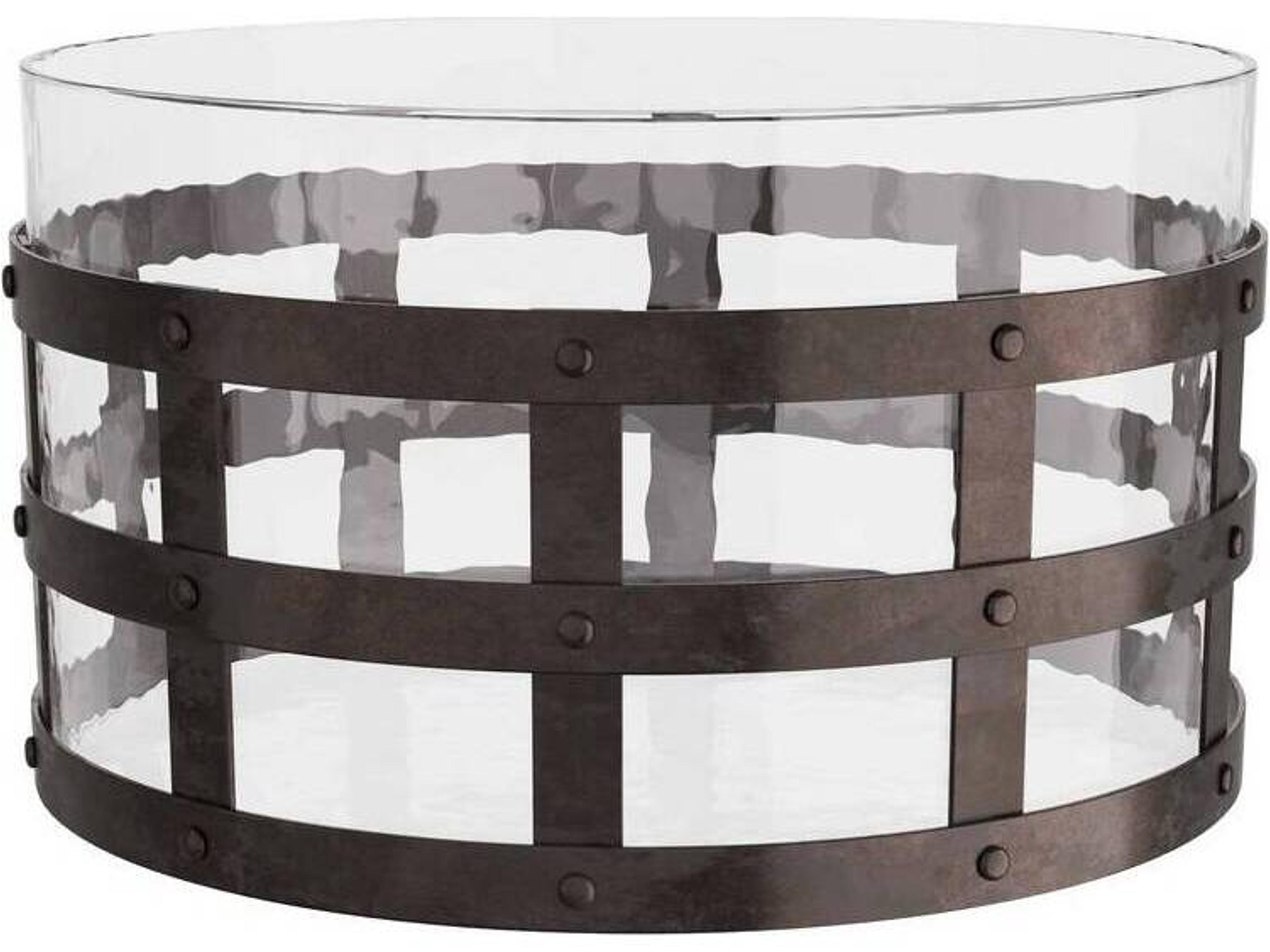 Rivet Centerpiece Industrial Decorative Vase