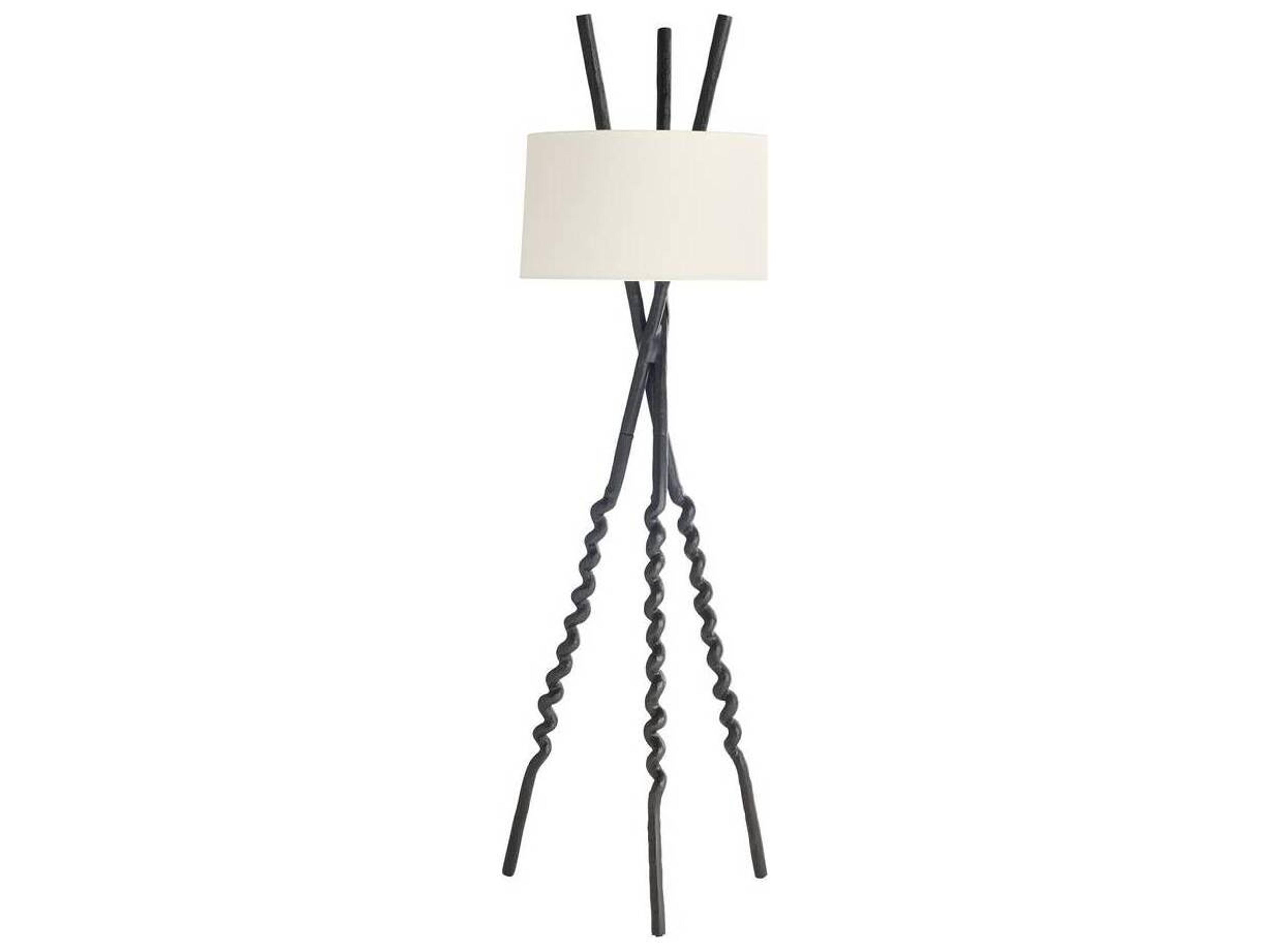 Shepherd's Floor Lamp Organic Bronze Aluminum