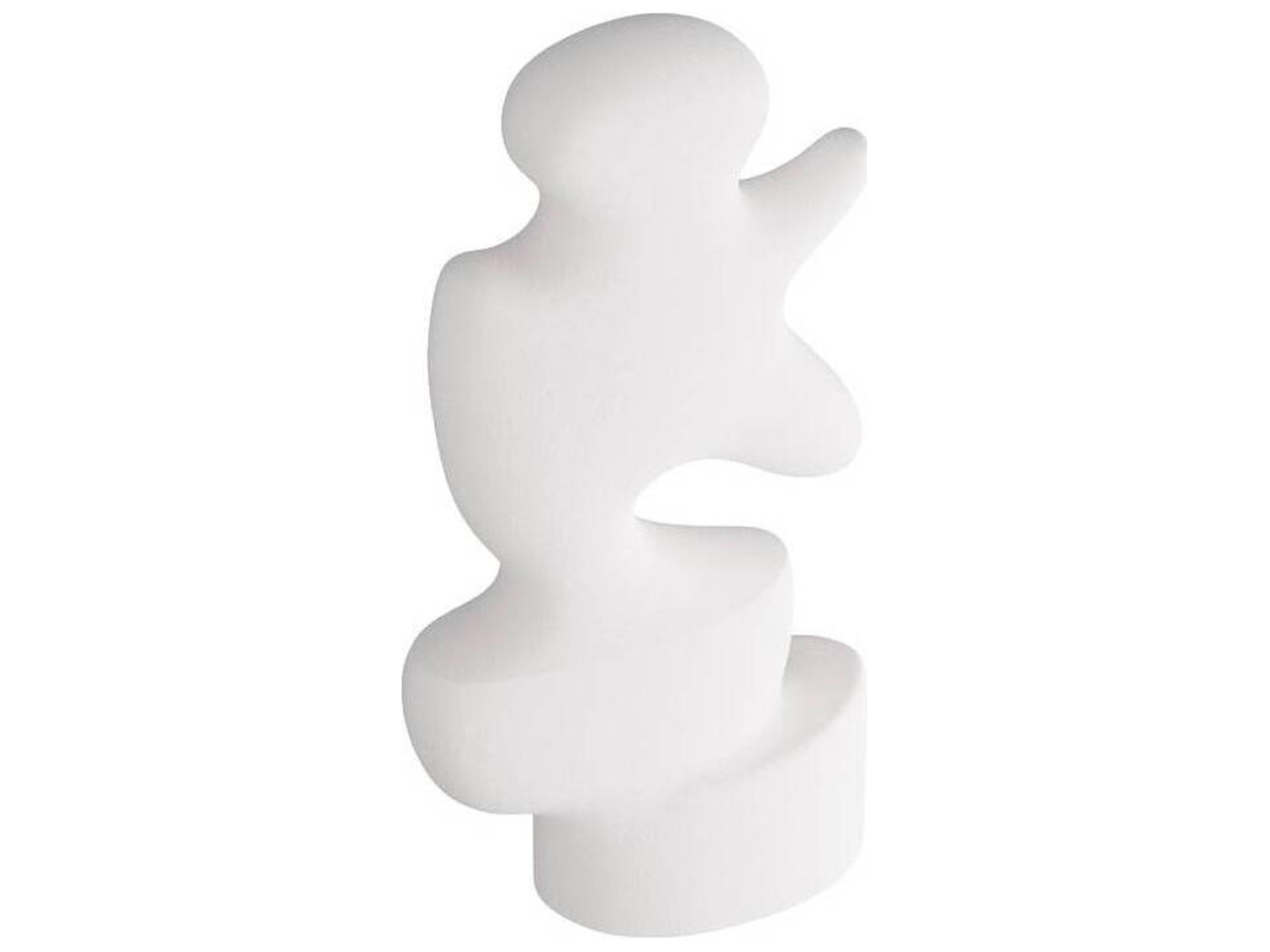Arteriors Home Matte White Plaster Sculpture