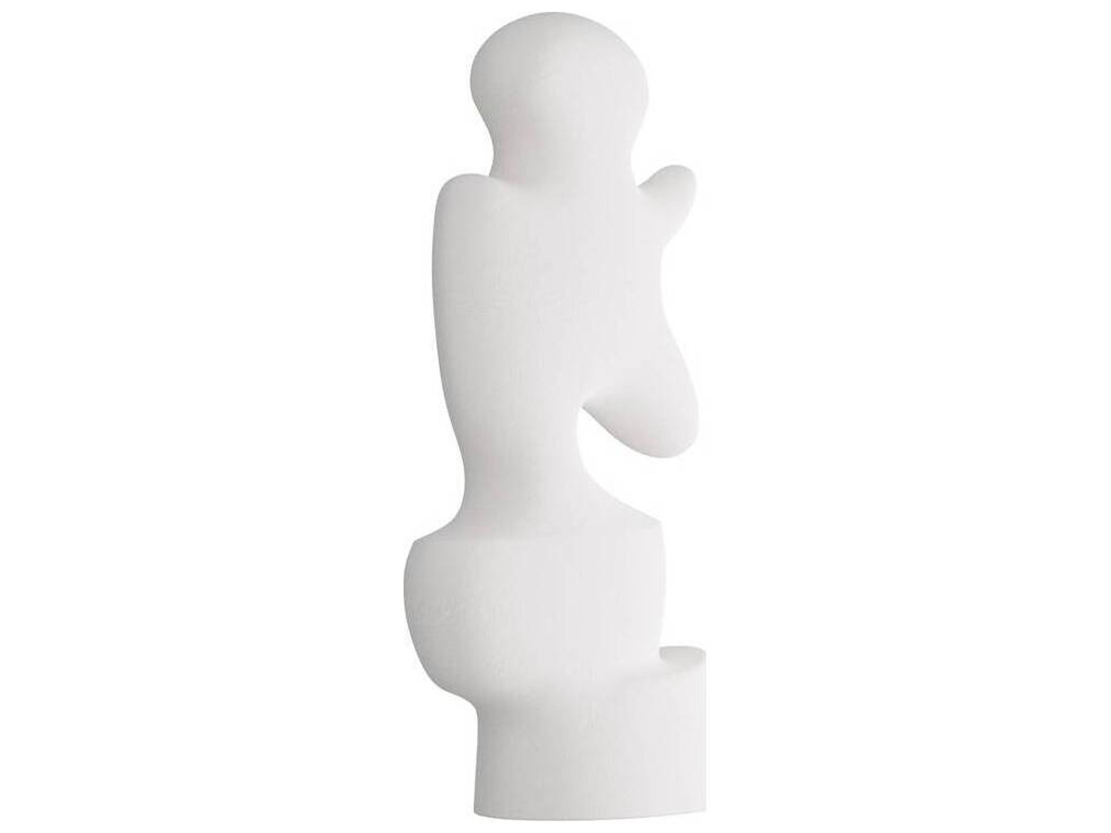 Arteriors Home Matte White Plaster Sculpture