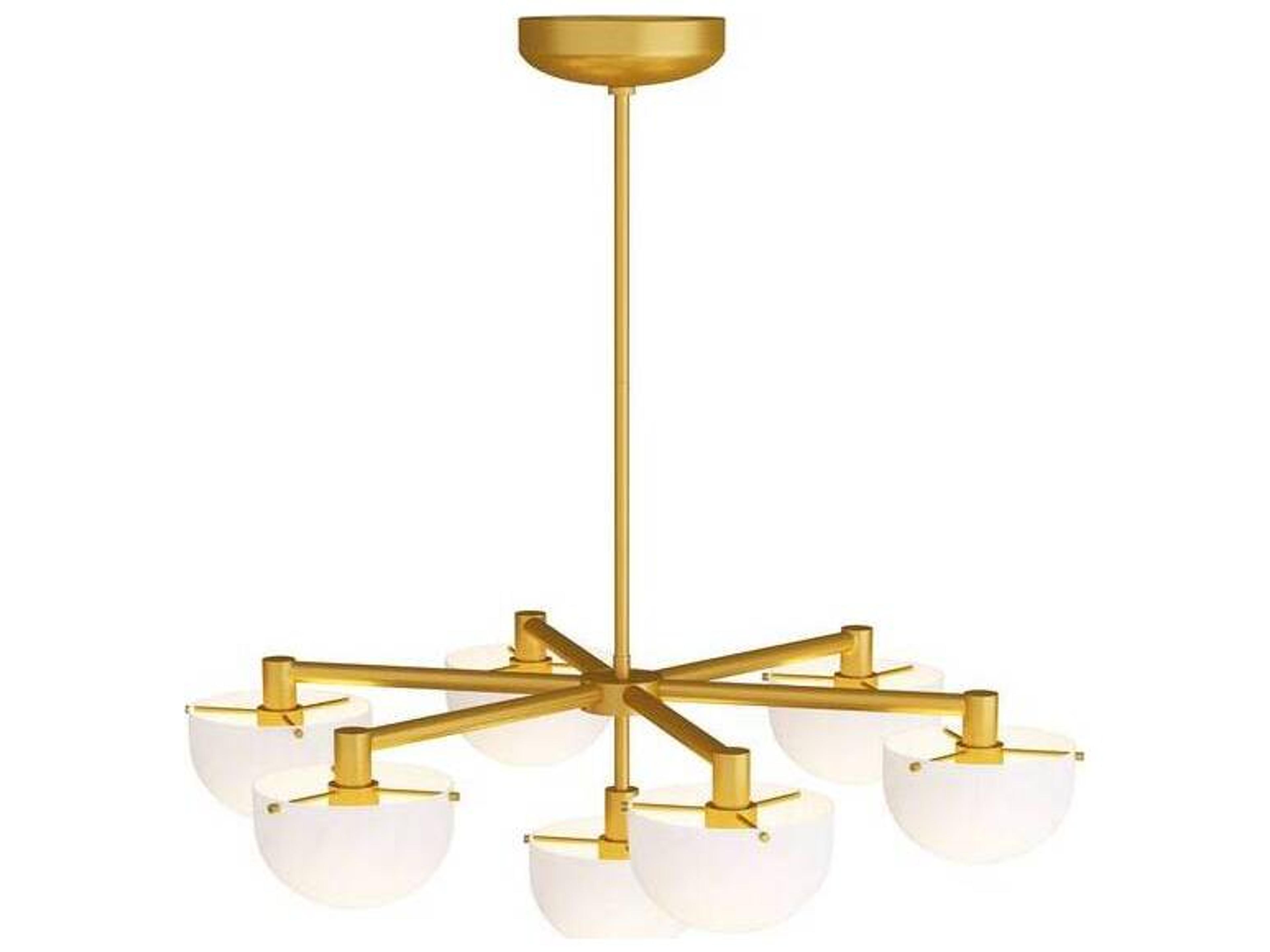 Arteriors Home 6-Light Antique Brass Bowl Pendant