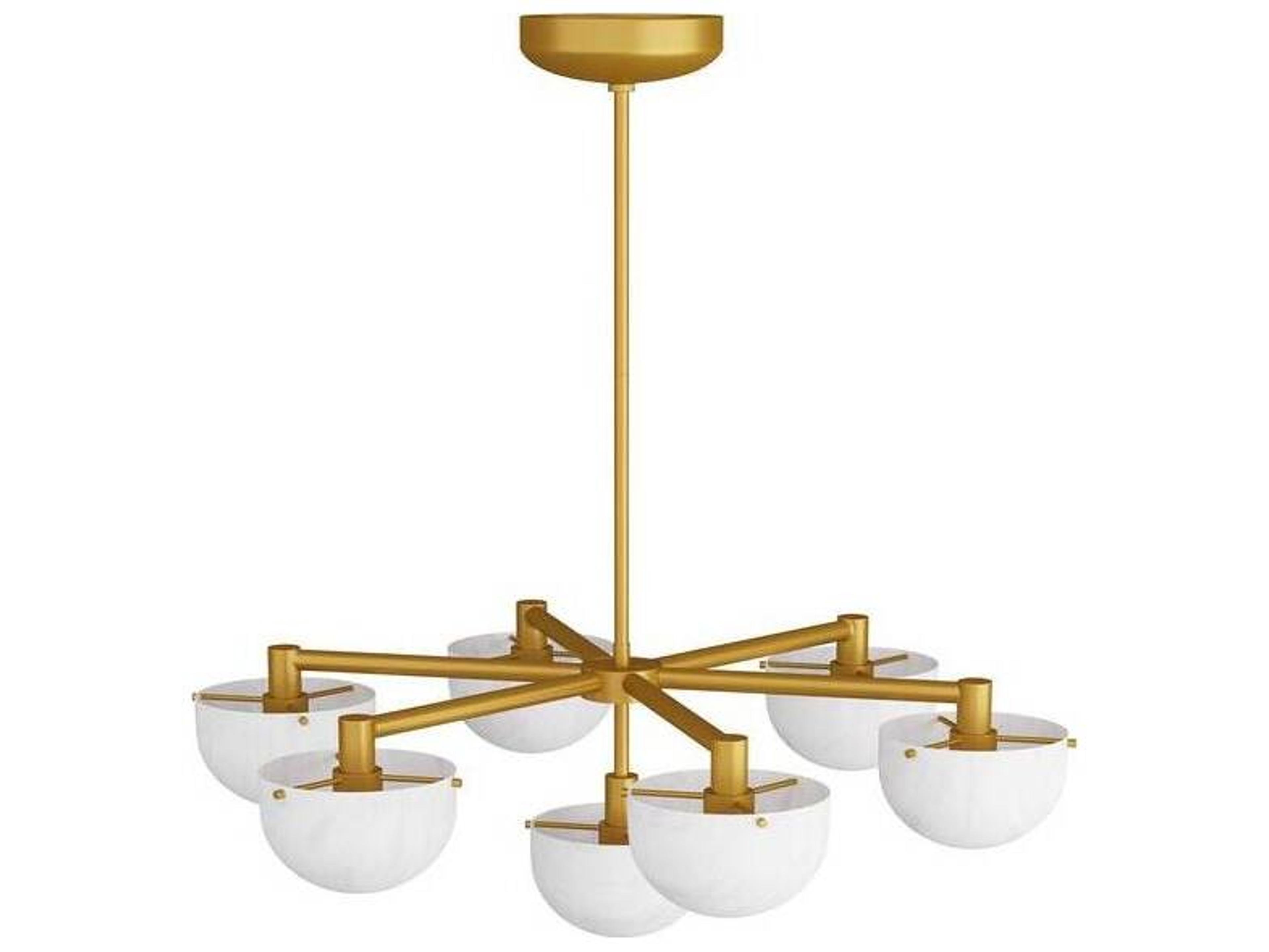 Arteriors Home 6-Light Antique Brass Bowl Pendant