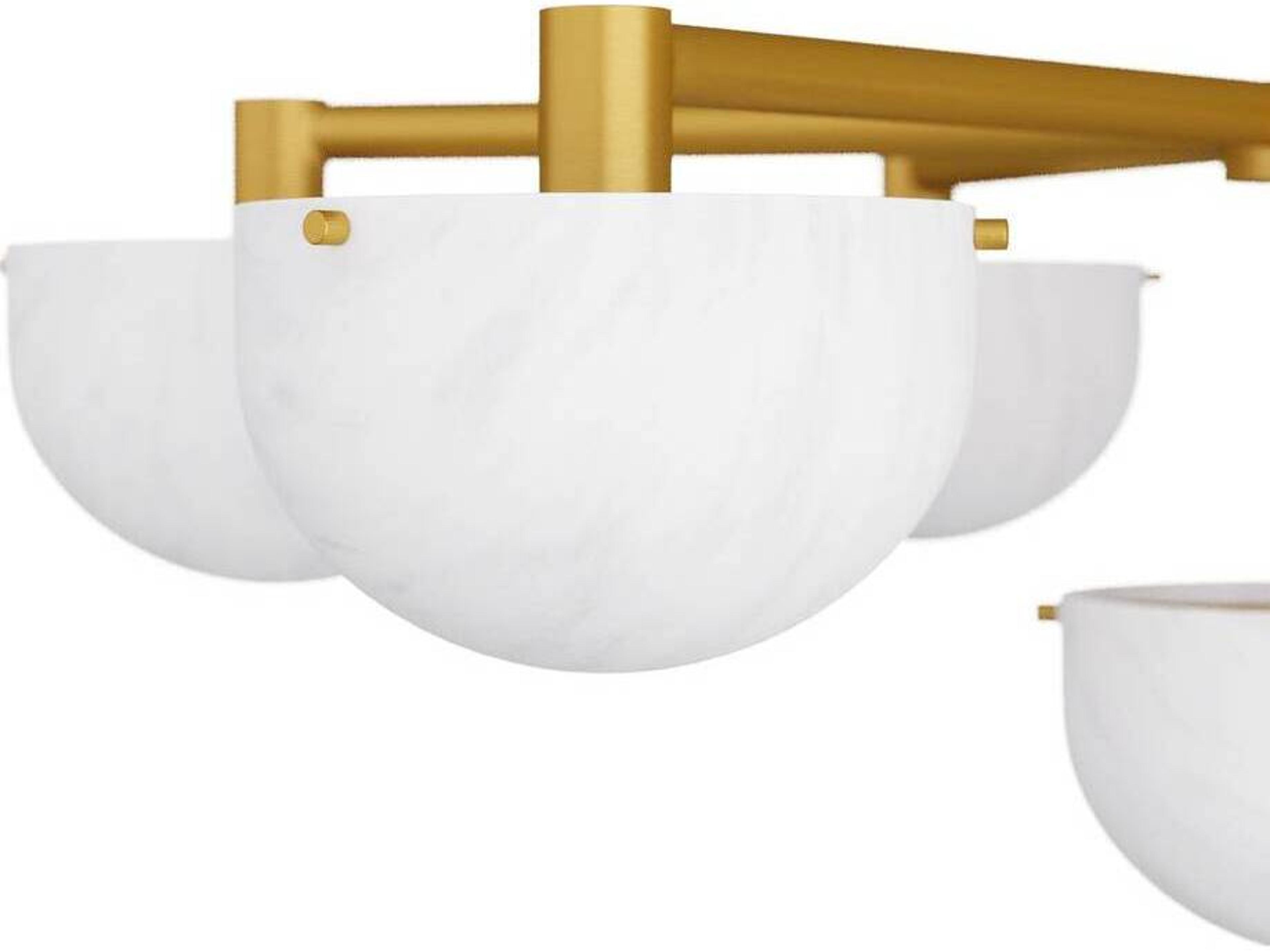 Arteriors Home 6-Light Antique Brass Bowl Pendant