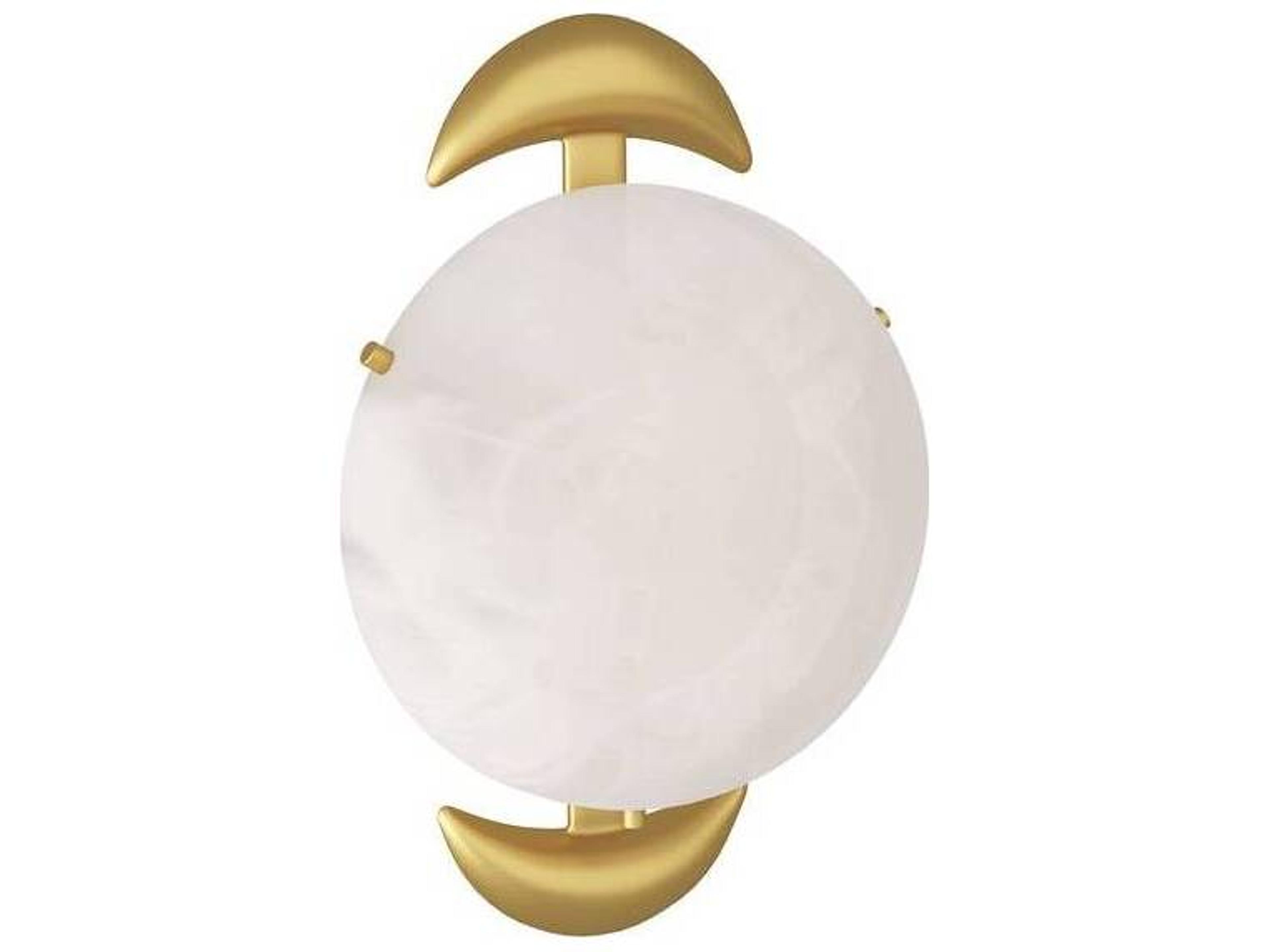 Arteriors Home Boite 1-Light Antique Brass Matte Swirl Wall Sconce
