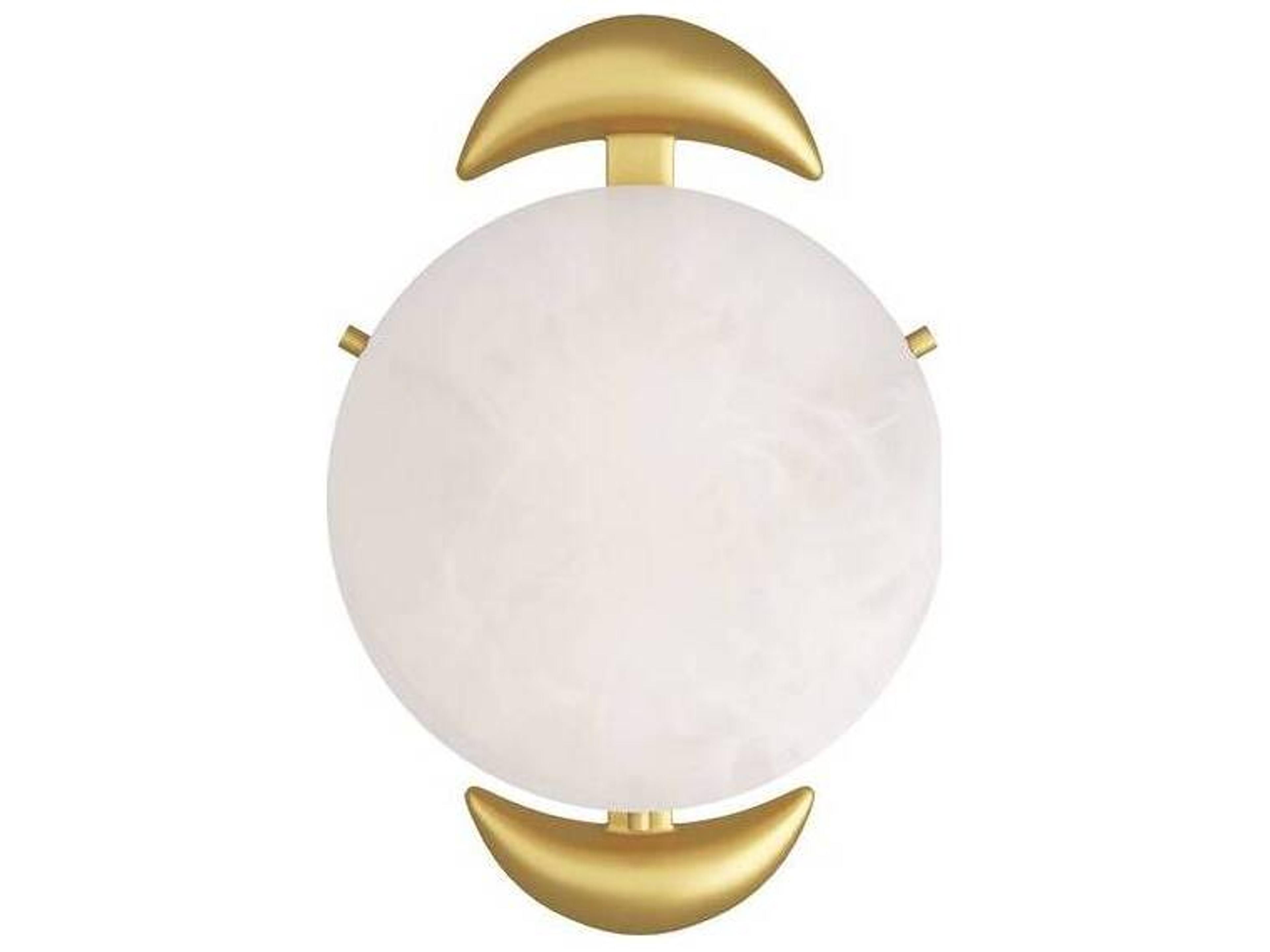 Arteriors Home Boite 1-Light Antique Brass Matte Swirl Wall Sconce