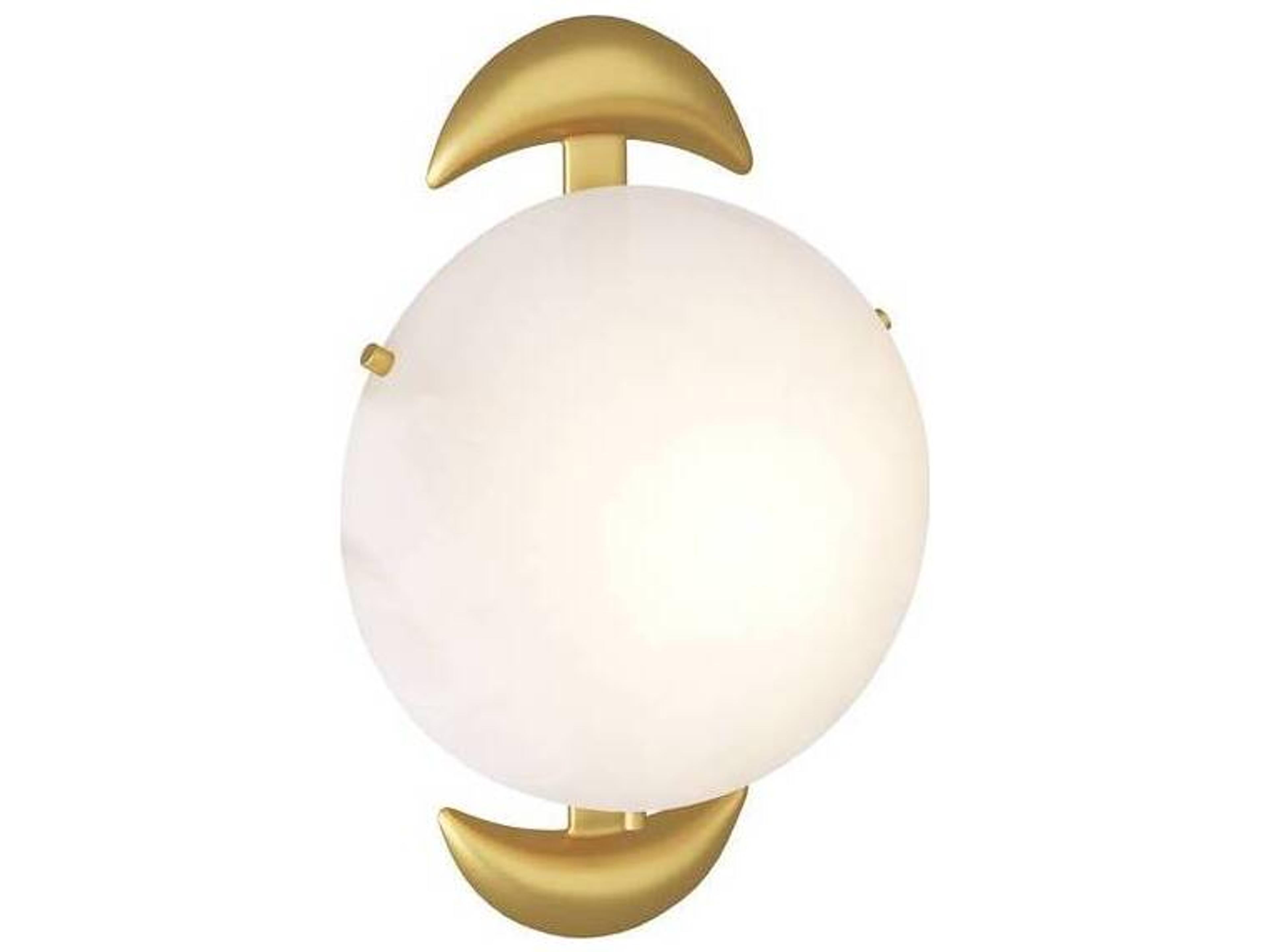 Arteriors Home Boite 1-Light Antique Brass Matte Swirl Wall Sconce