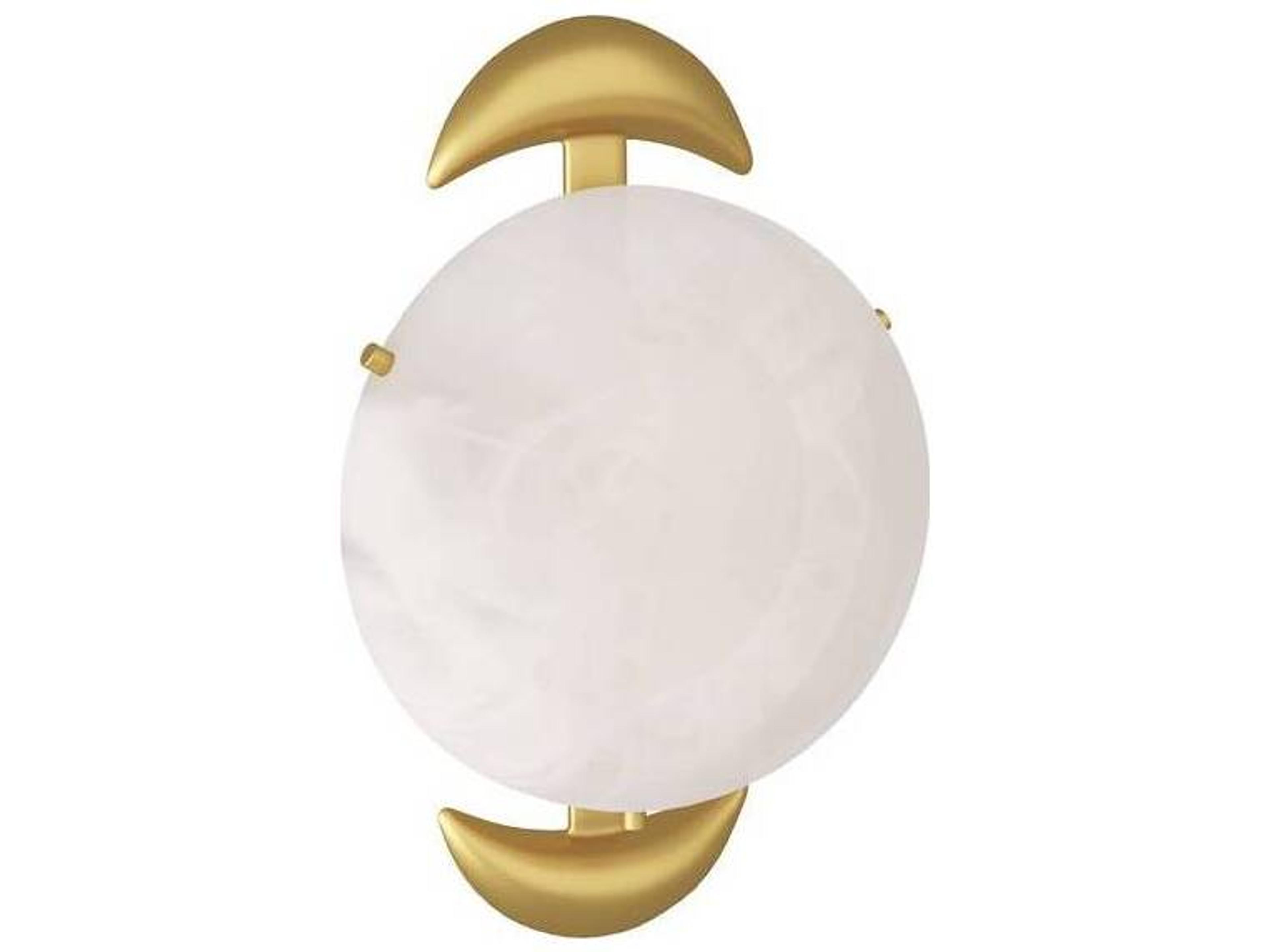 Arteriors Home Boite 1-Light Antique Brass Matte Swirl Wall Sconce