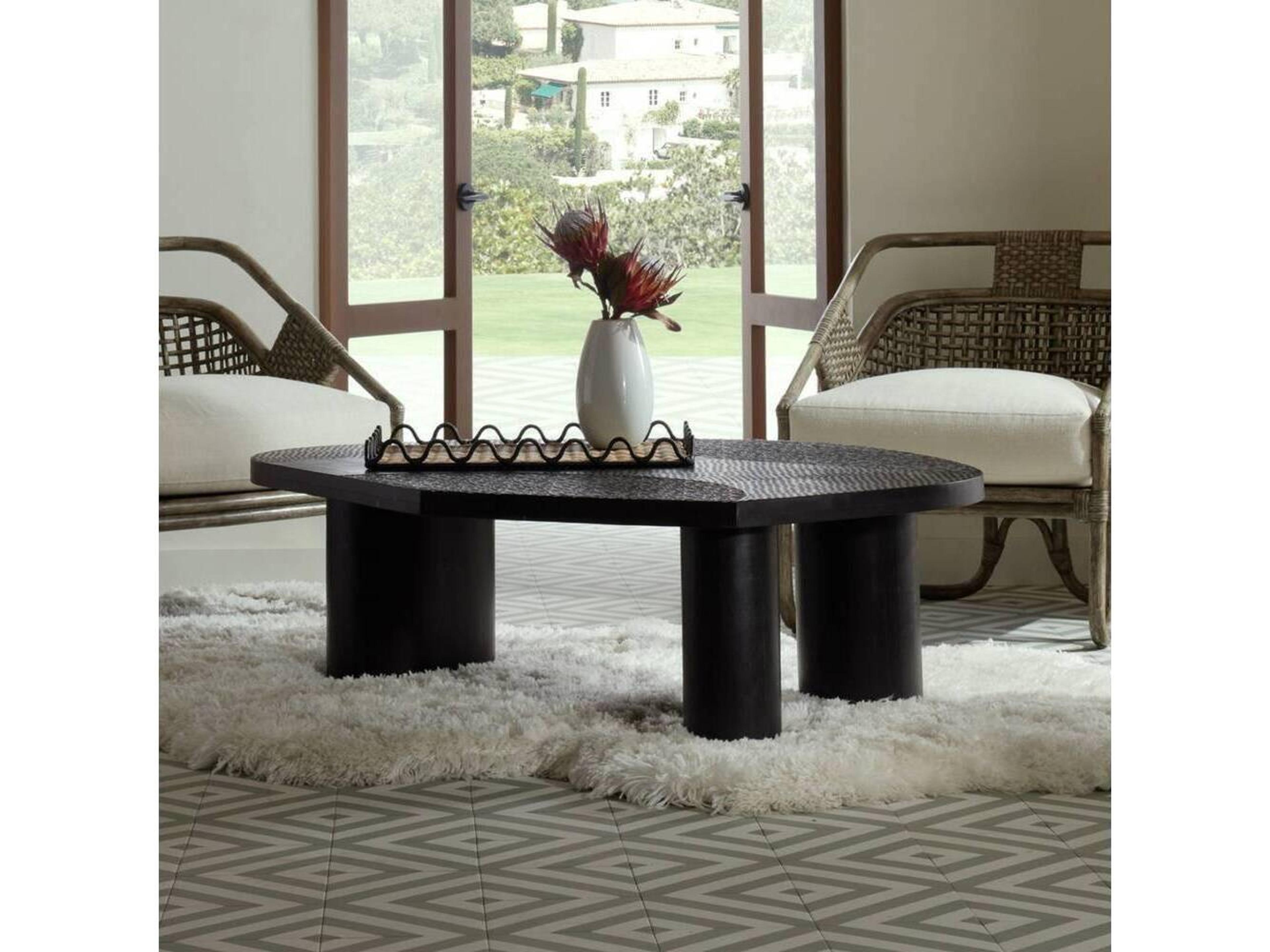 Arteriors Home Wood Ebony Coffee Table
