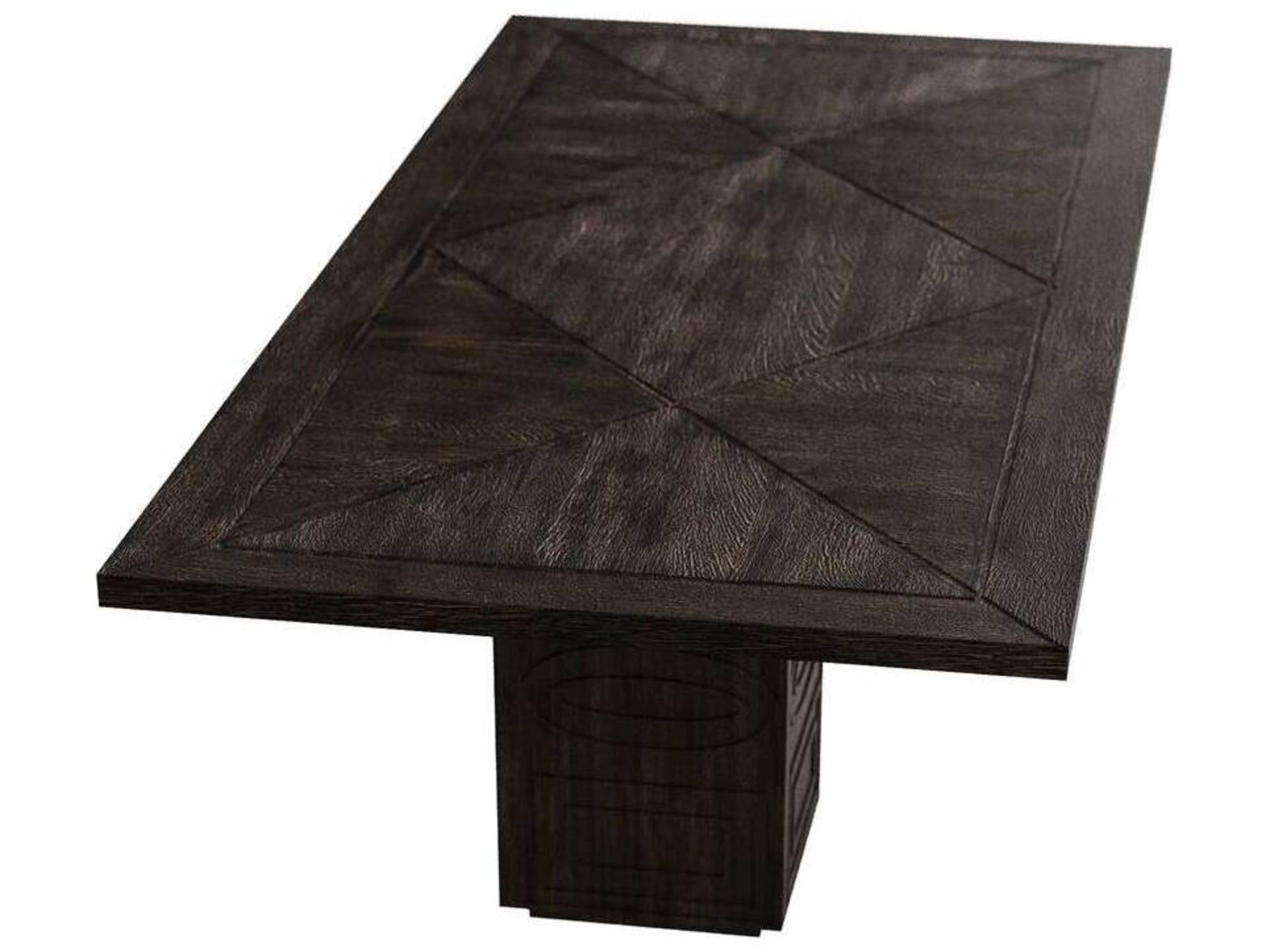 Arteriors Home Vargueno Rectangular Wood Burnt Dining Table