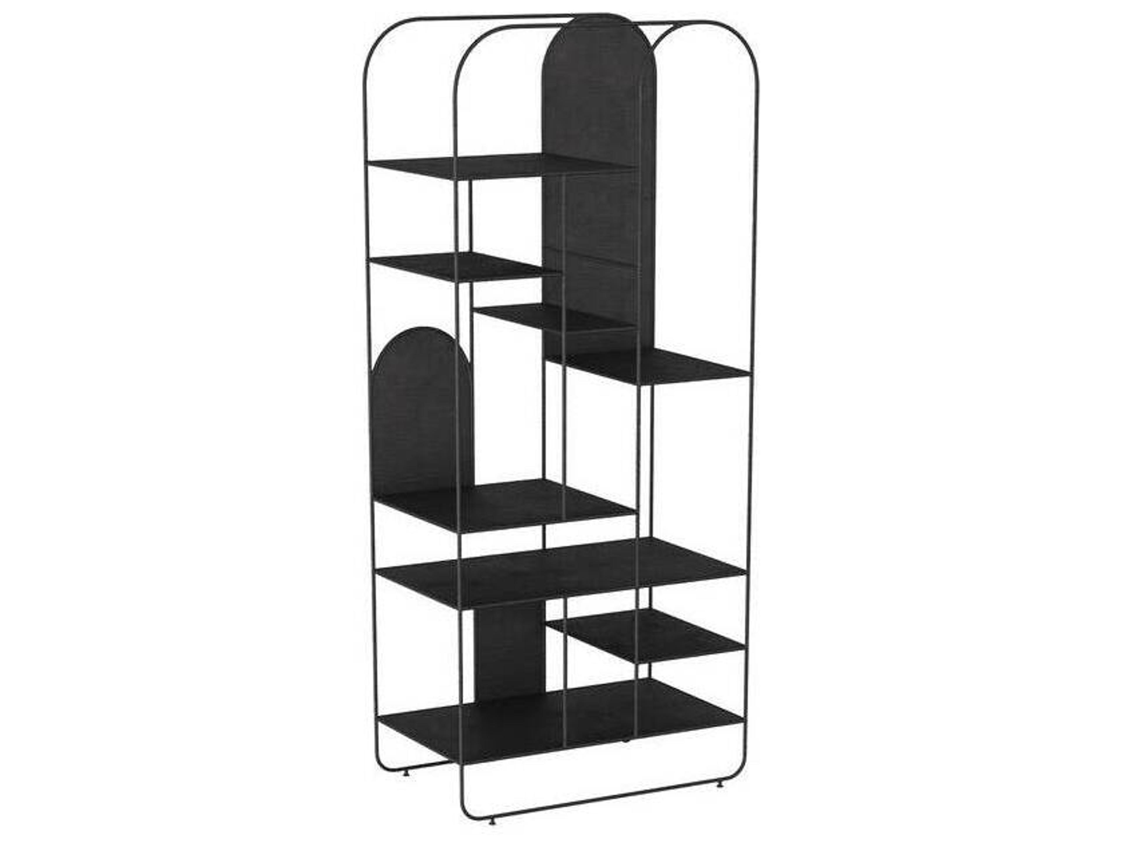 Arteriors Home Hammered Natural Iron Meson Bookcase