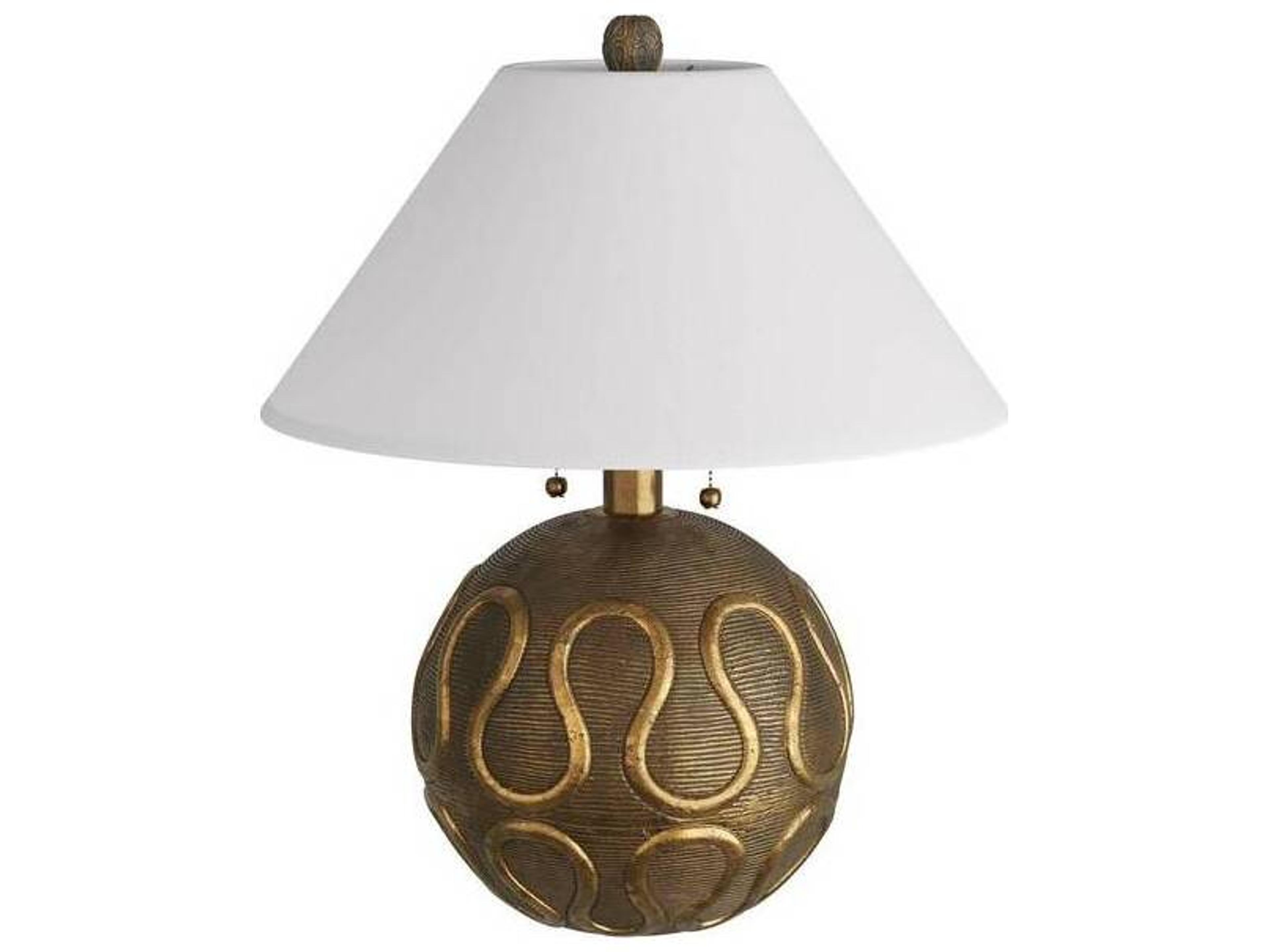 Serpiente Table Lamp Vintage Brass