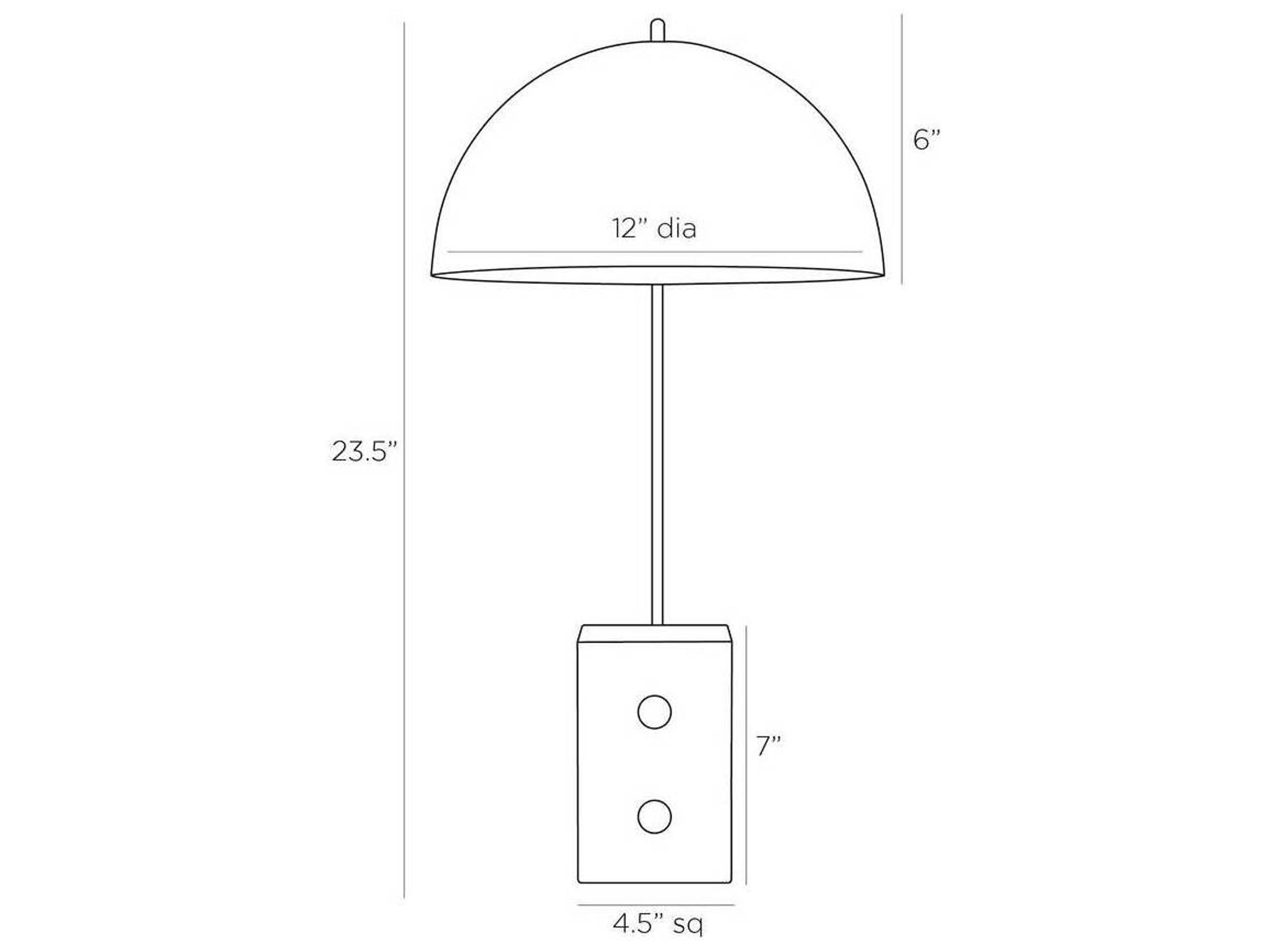 Arteriors Home Weslan English Bronze White Table Lamp