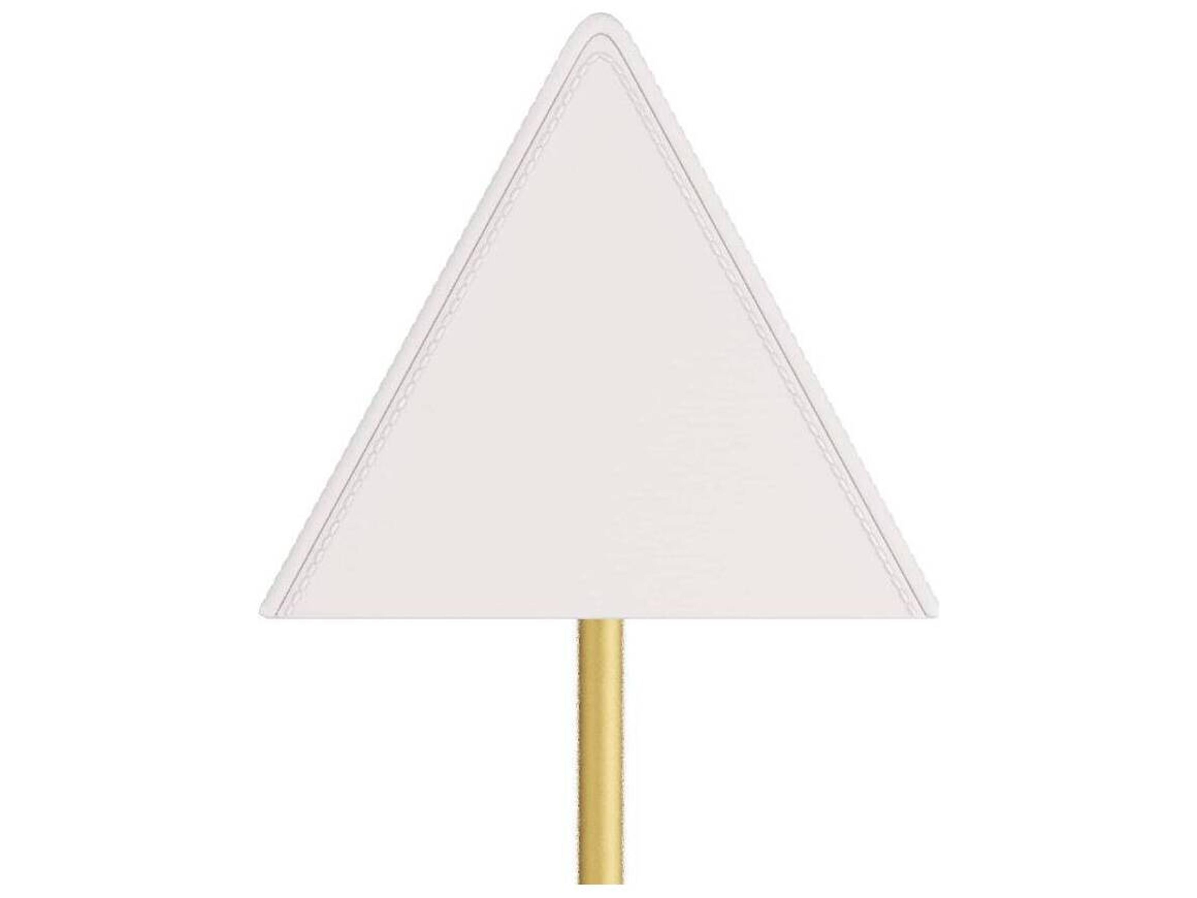 Arteriors Home Antique Brass White Buffet Lamp