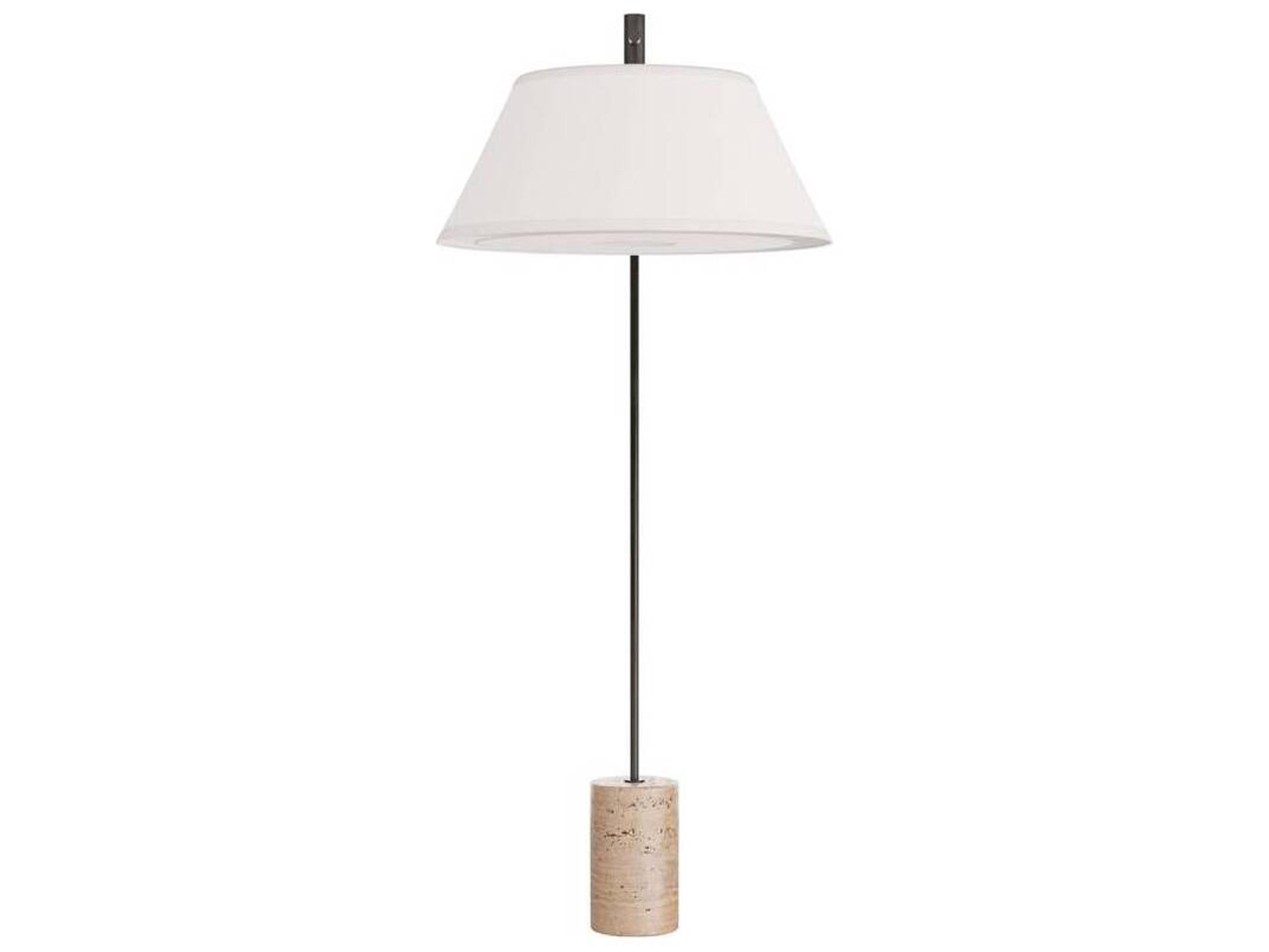 Arteriors Home Walding English Bronze Natural Floor Lamp