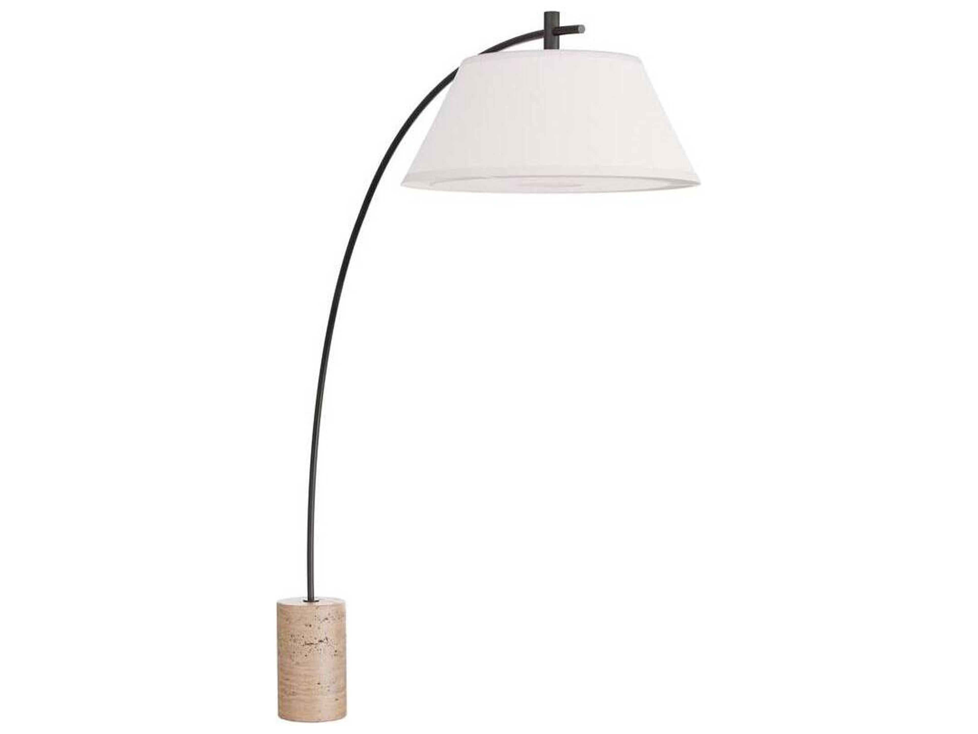 Arteriors Home Walding English Bronze Natural Floor Lamp