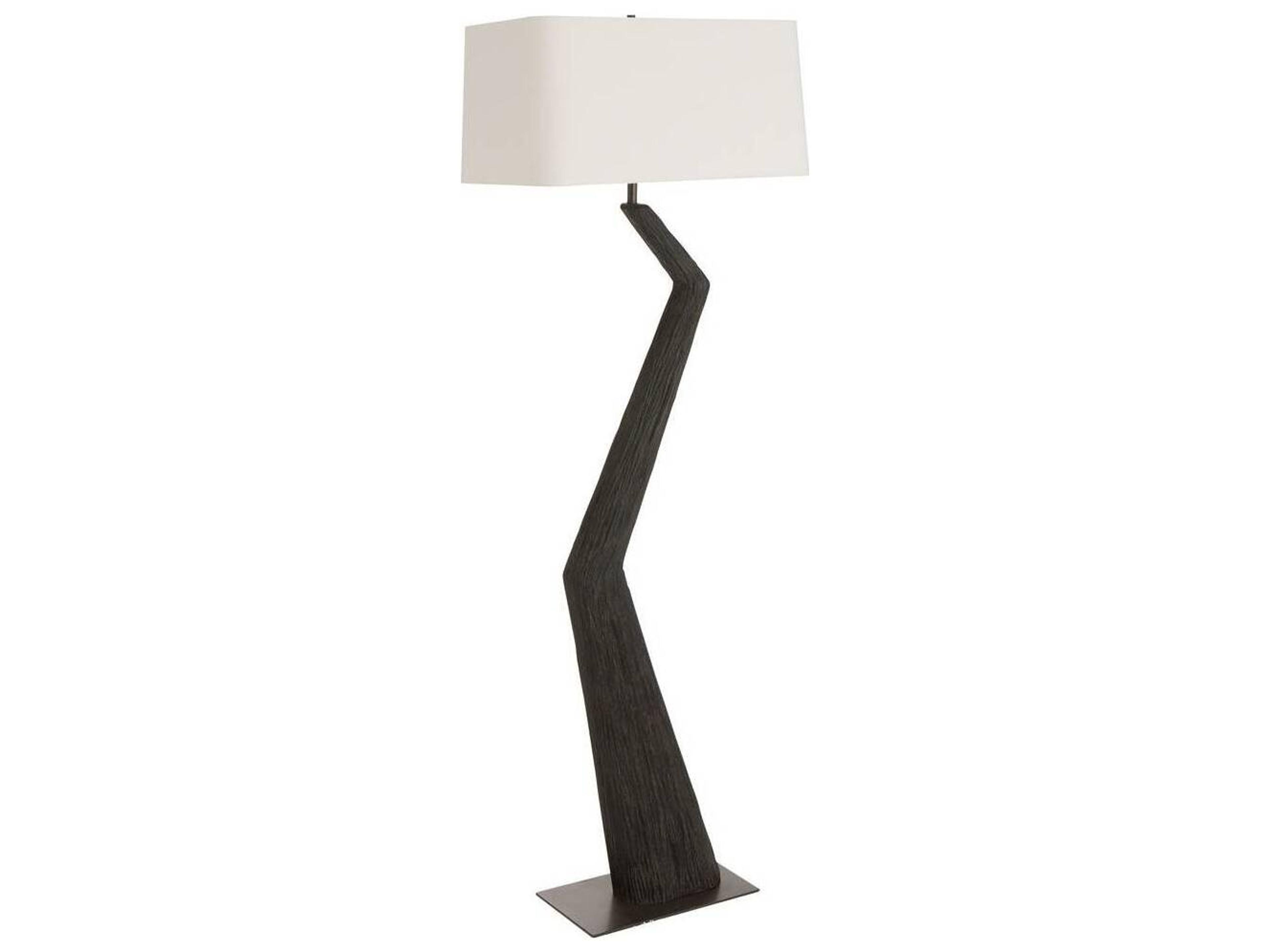 Arteriors Home Graceland Ebony Bronze Black Floor Lamp