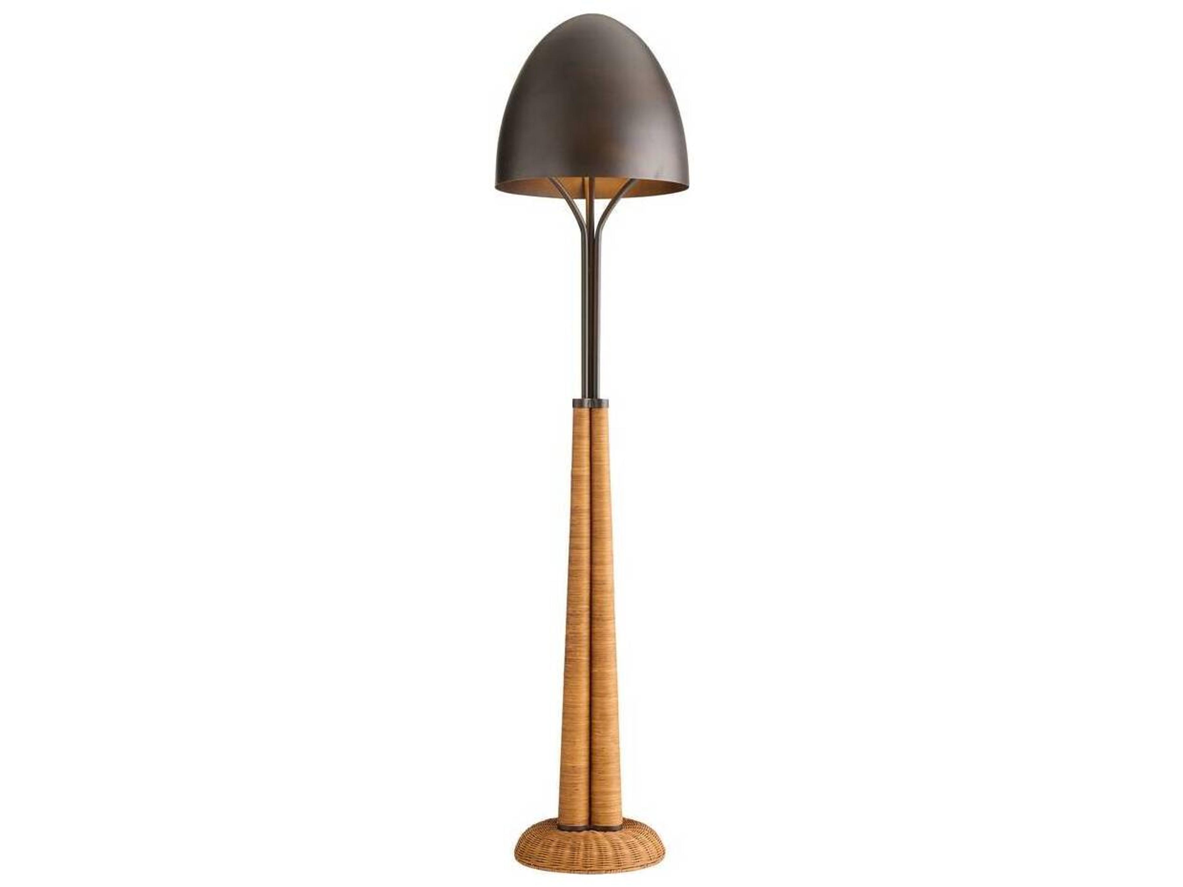 Arteriors Home Italia Arteriors Home Natural English Bronze Black Floor Lamp