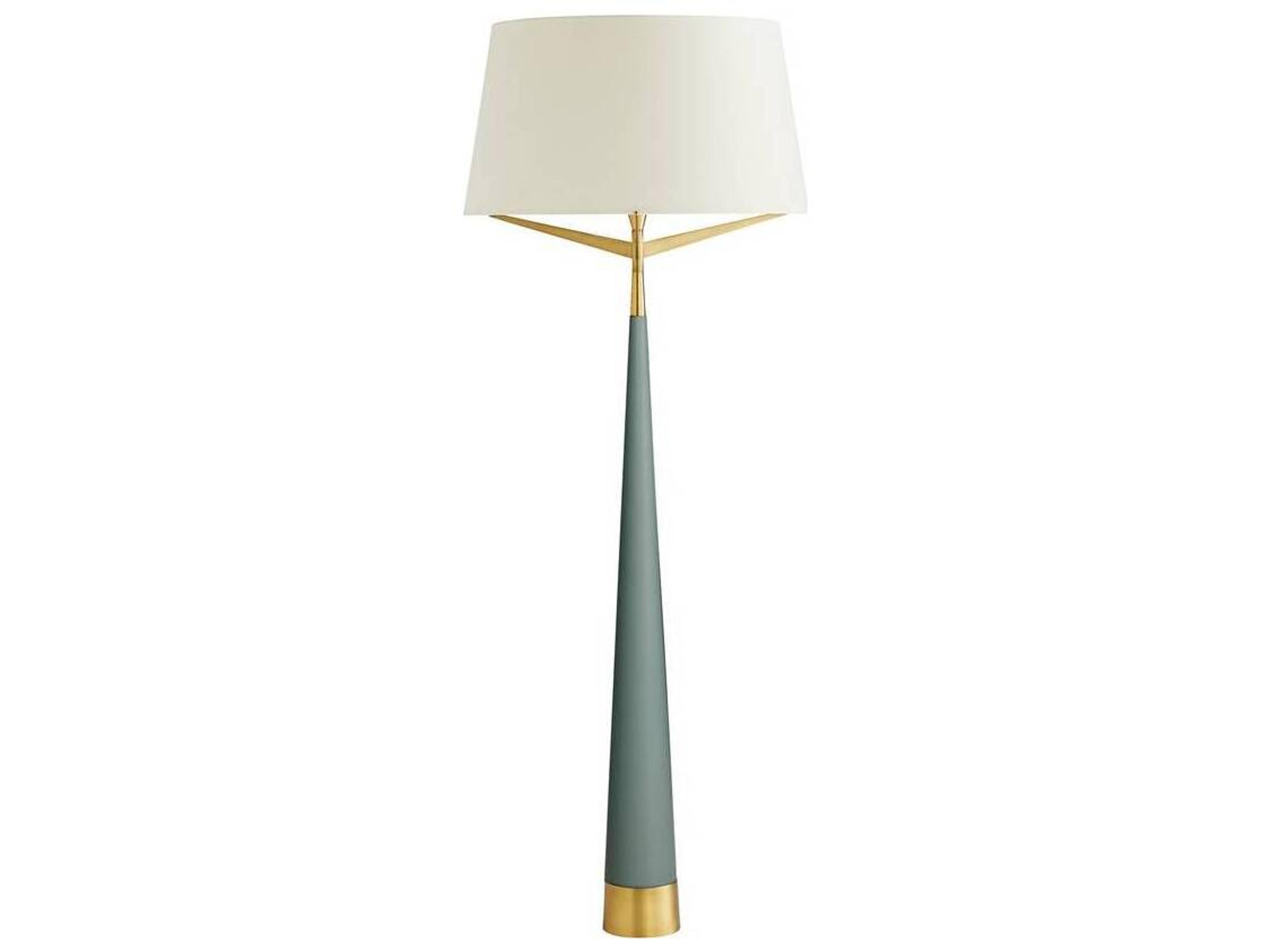 Arteriors Home Cadet Blue Steel Floor Lamp