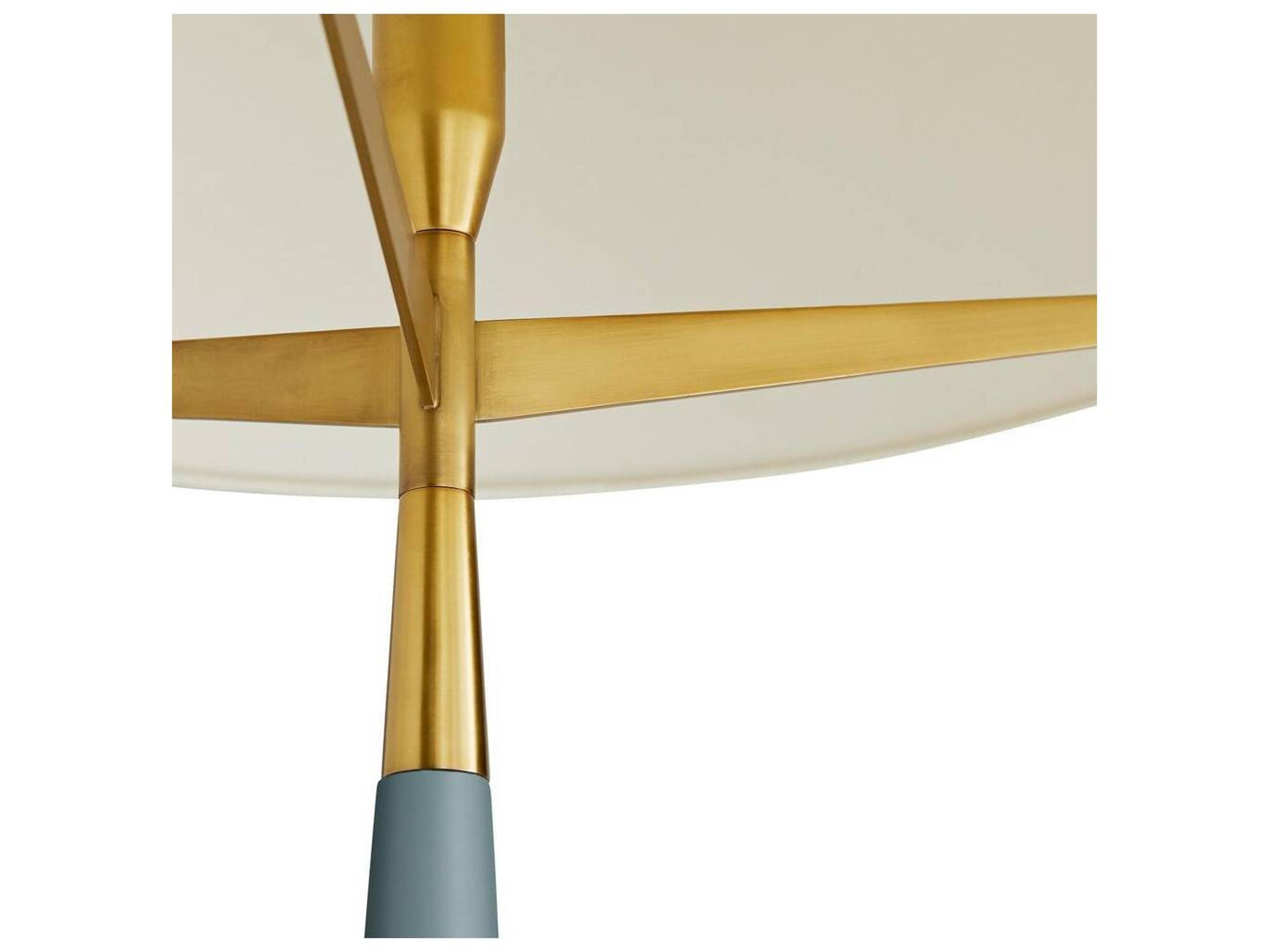 Arteriors Home Cadet Blue Steel Floor Lamp