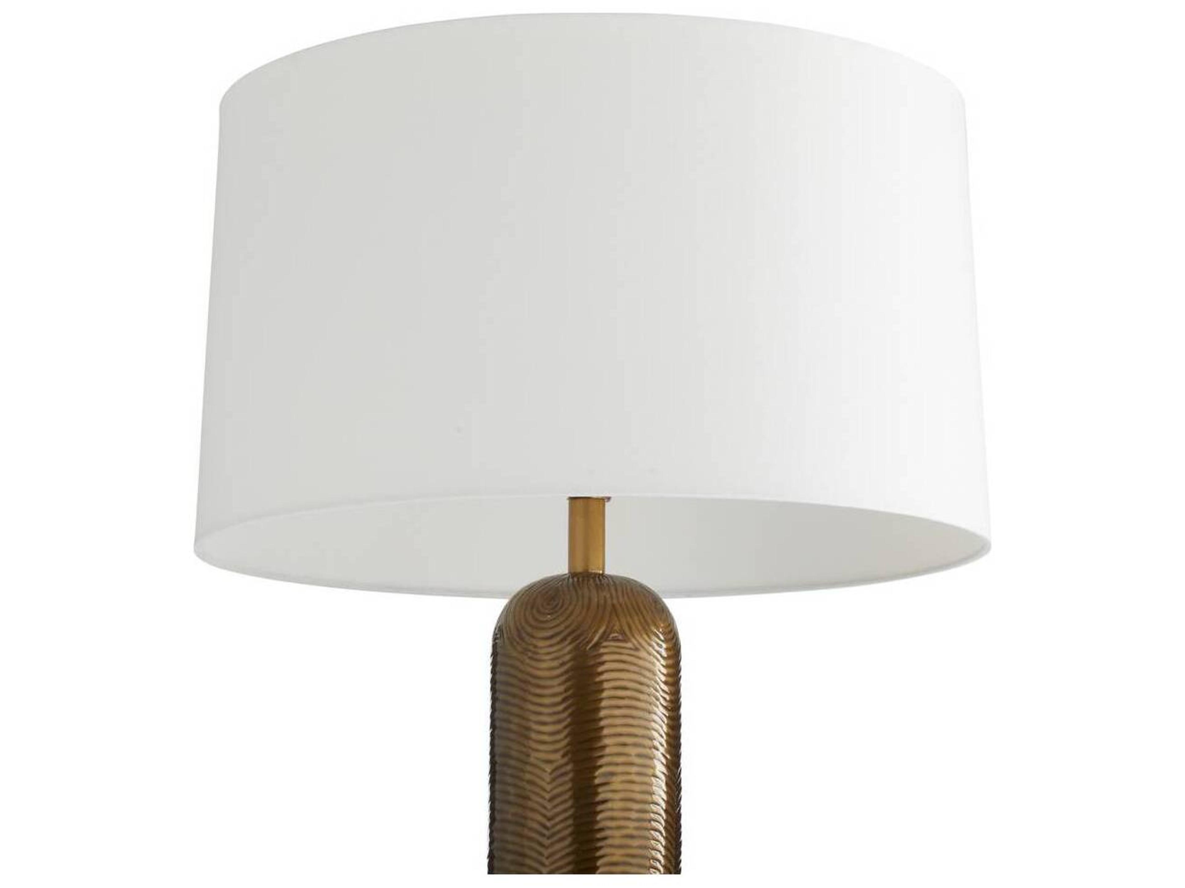 Arteriors Home Hartford Black Antique Brass Clad Floor Lamp