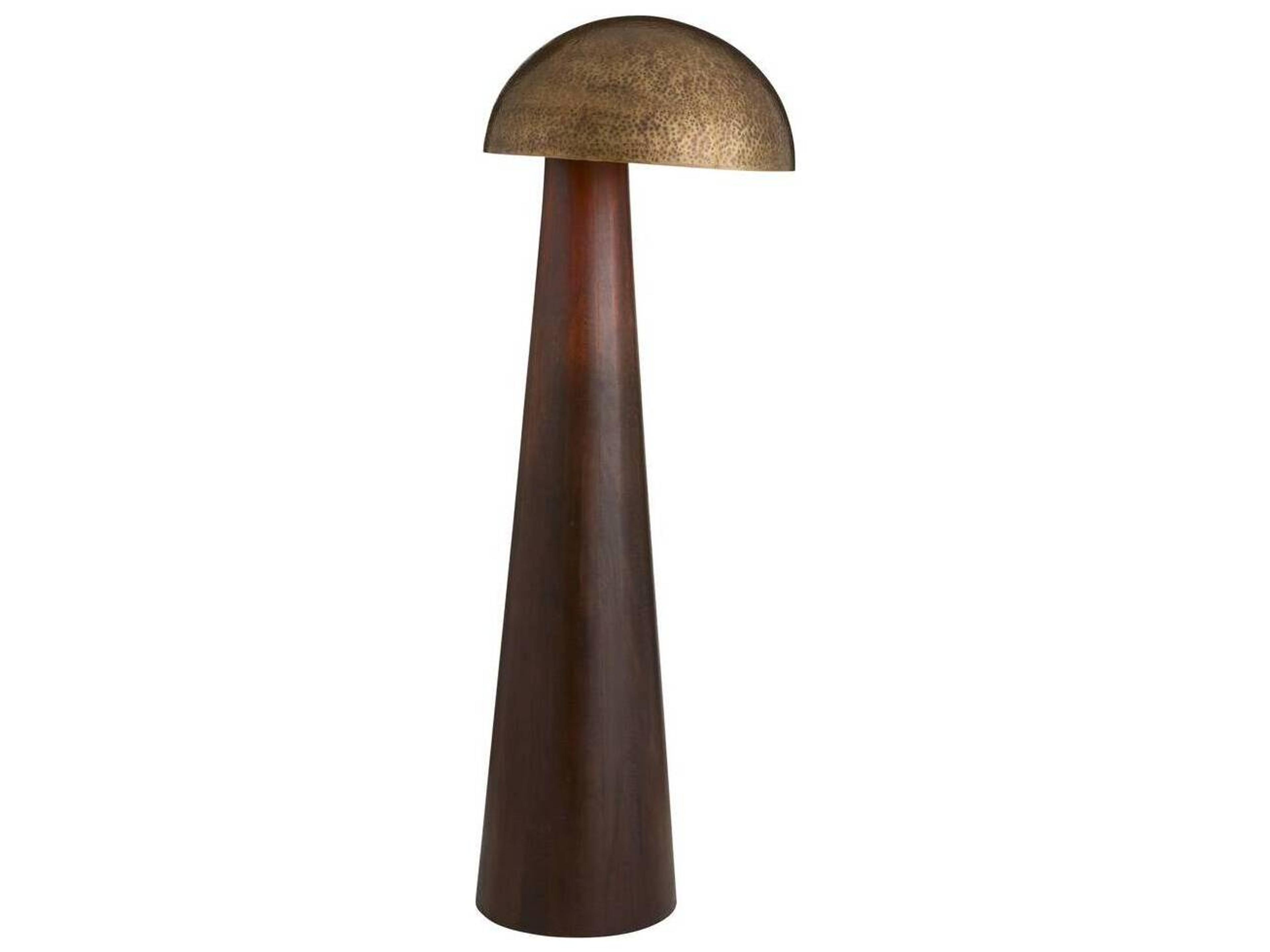 Arteriors Home Hoffman Umber Hammered Antique Brass Floor Lamp